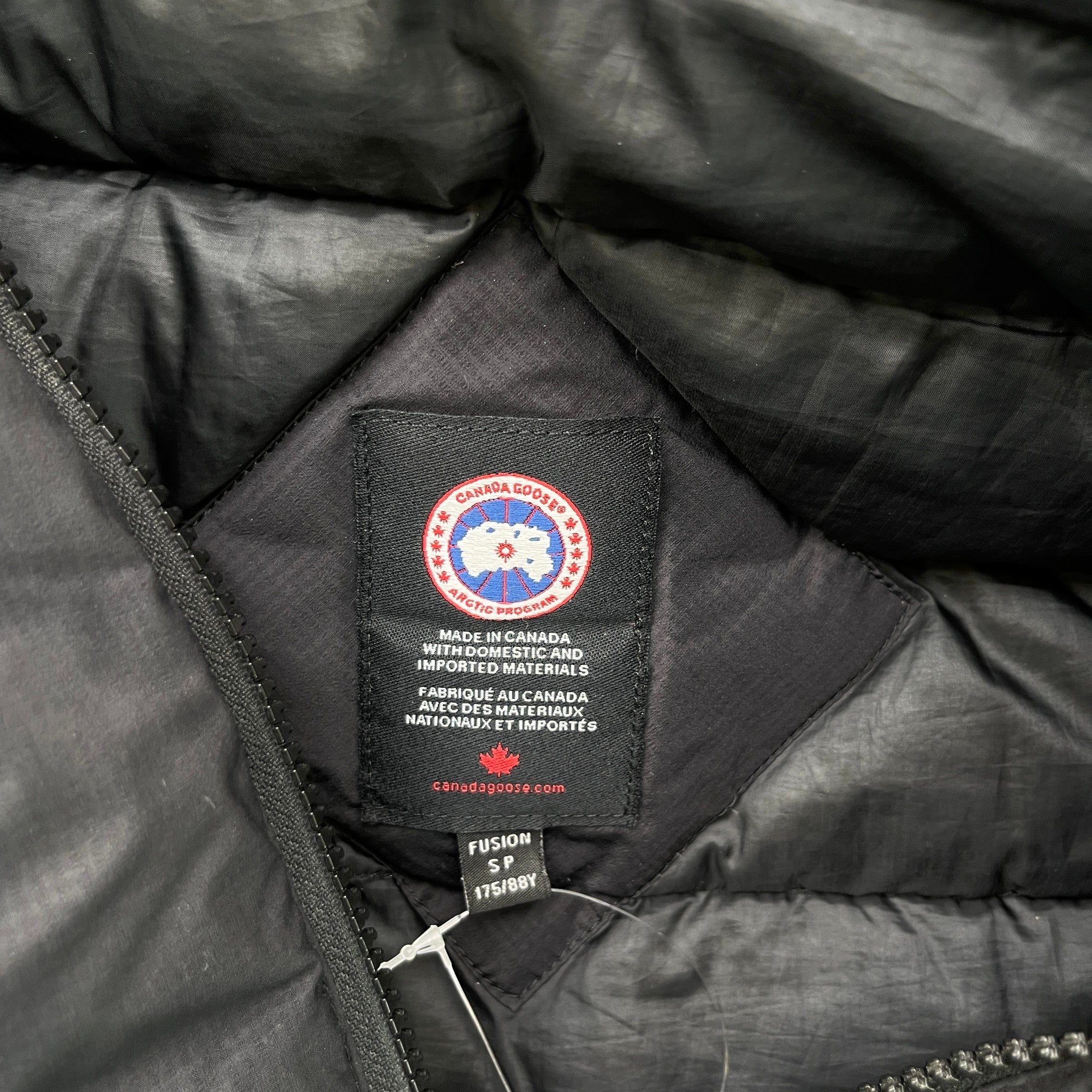 Men's Lodge Hoody Down Jacket Black Size S