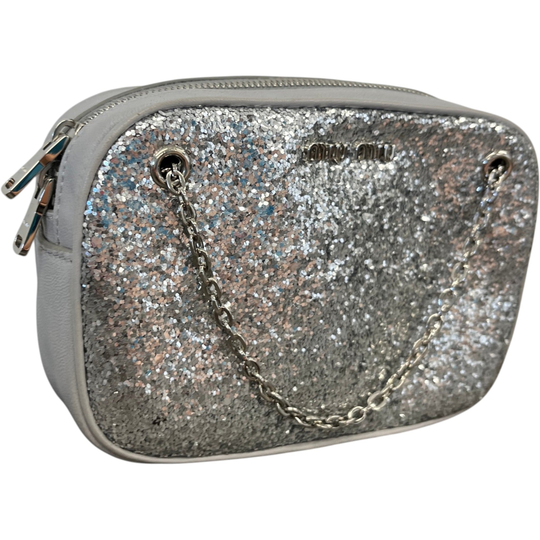 Women's Glitter Bag Silver