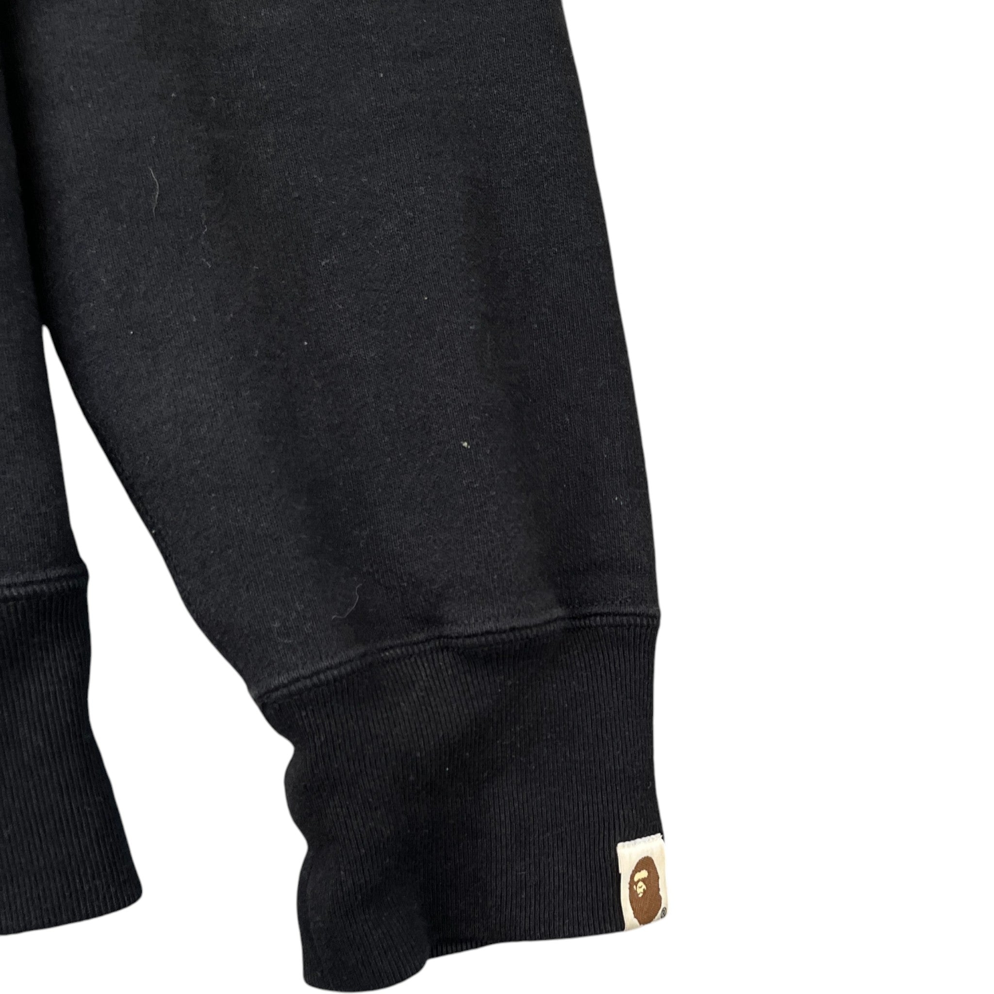 Men's Camo Shark Hoodie Black Size L