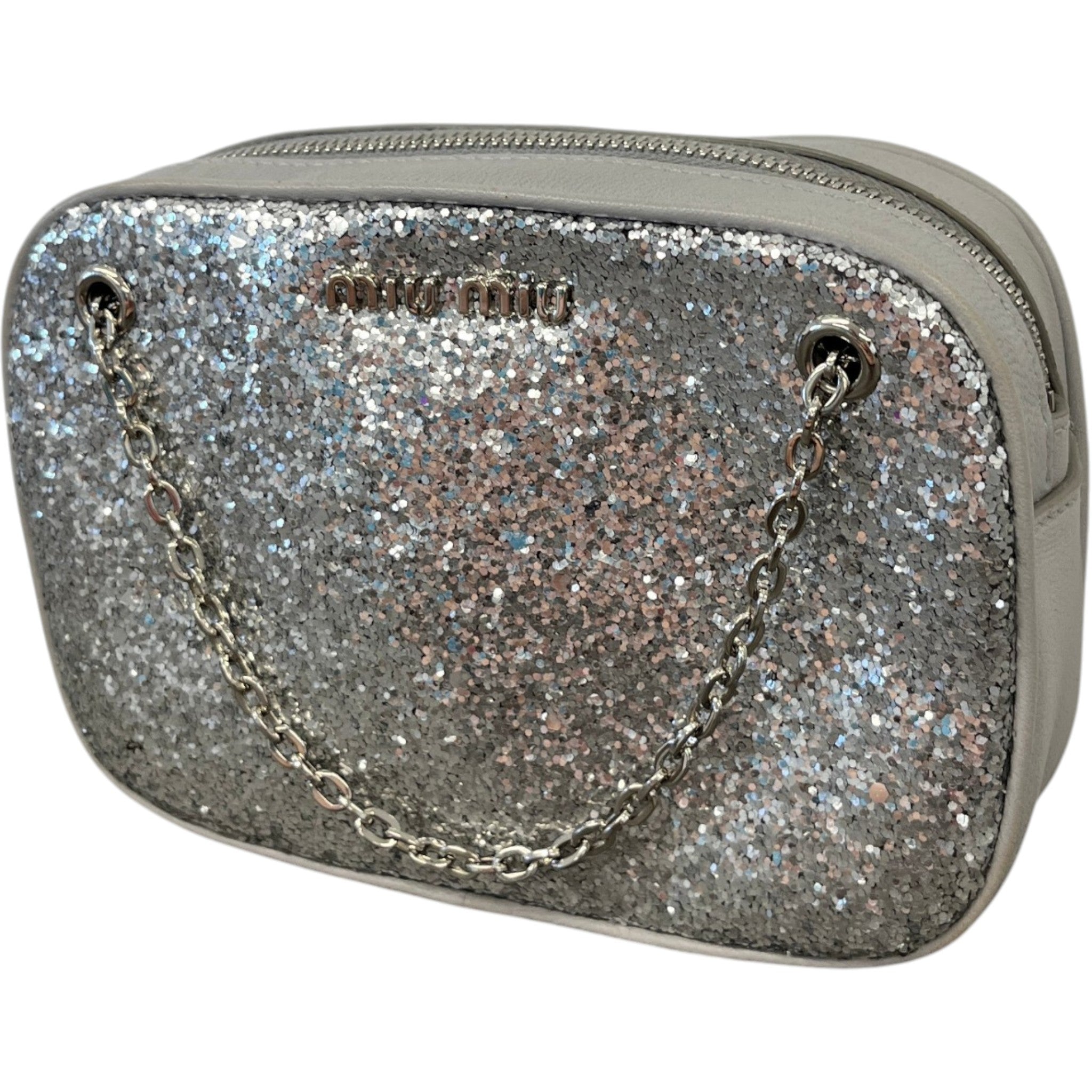 Women's Glitter Bag Silver