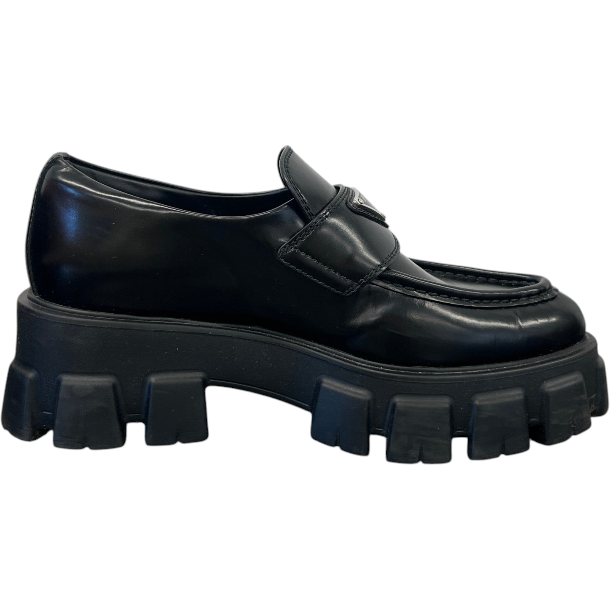 Women's Monolith Brushed Loafers Black Size EU 37 / UK 4