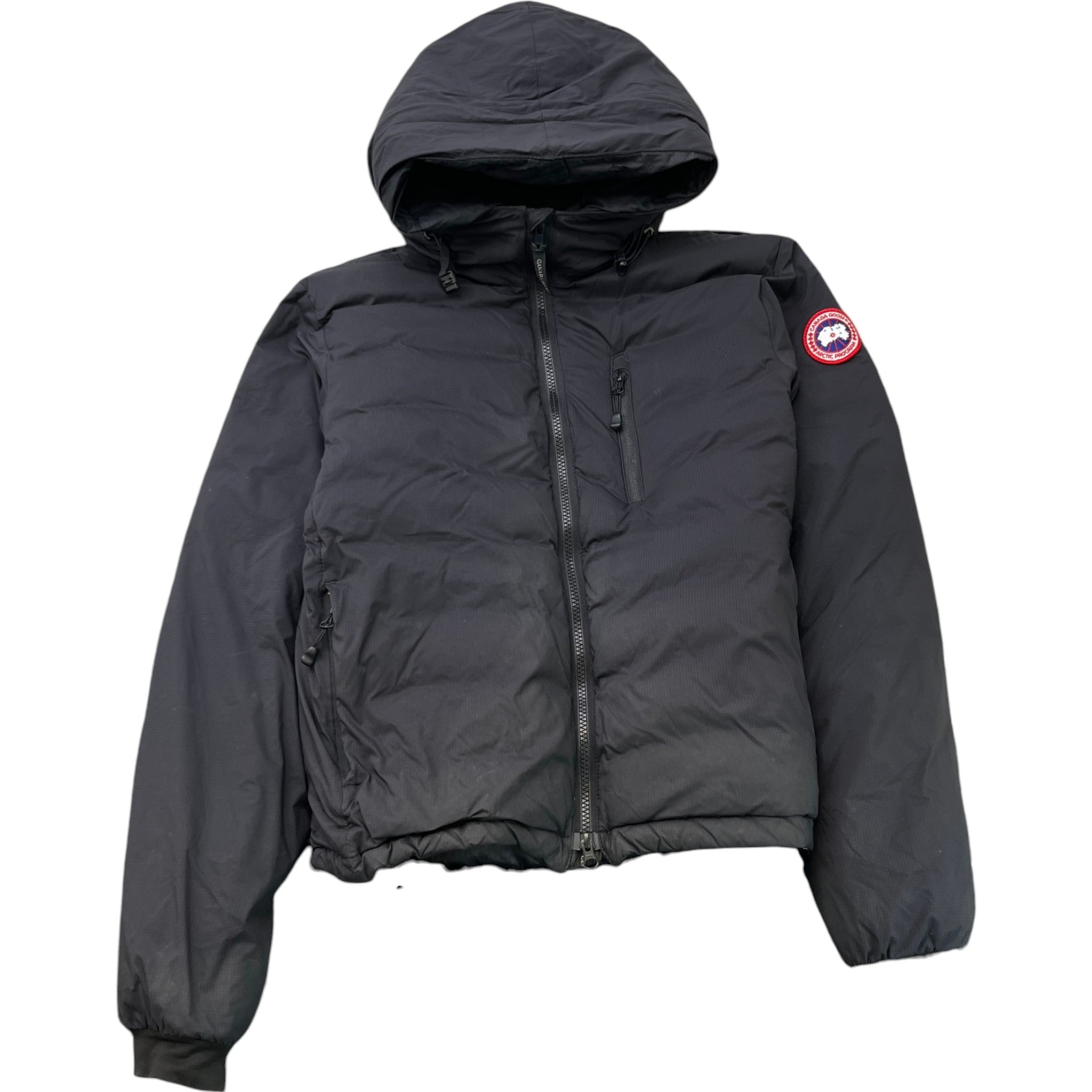 Men's Lodge Hoody Down Jacket Black Size S