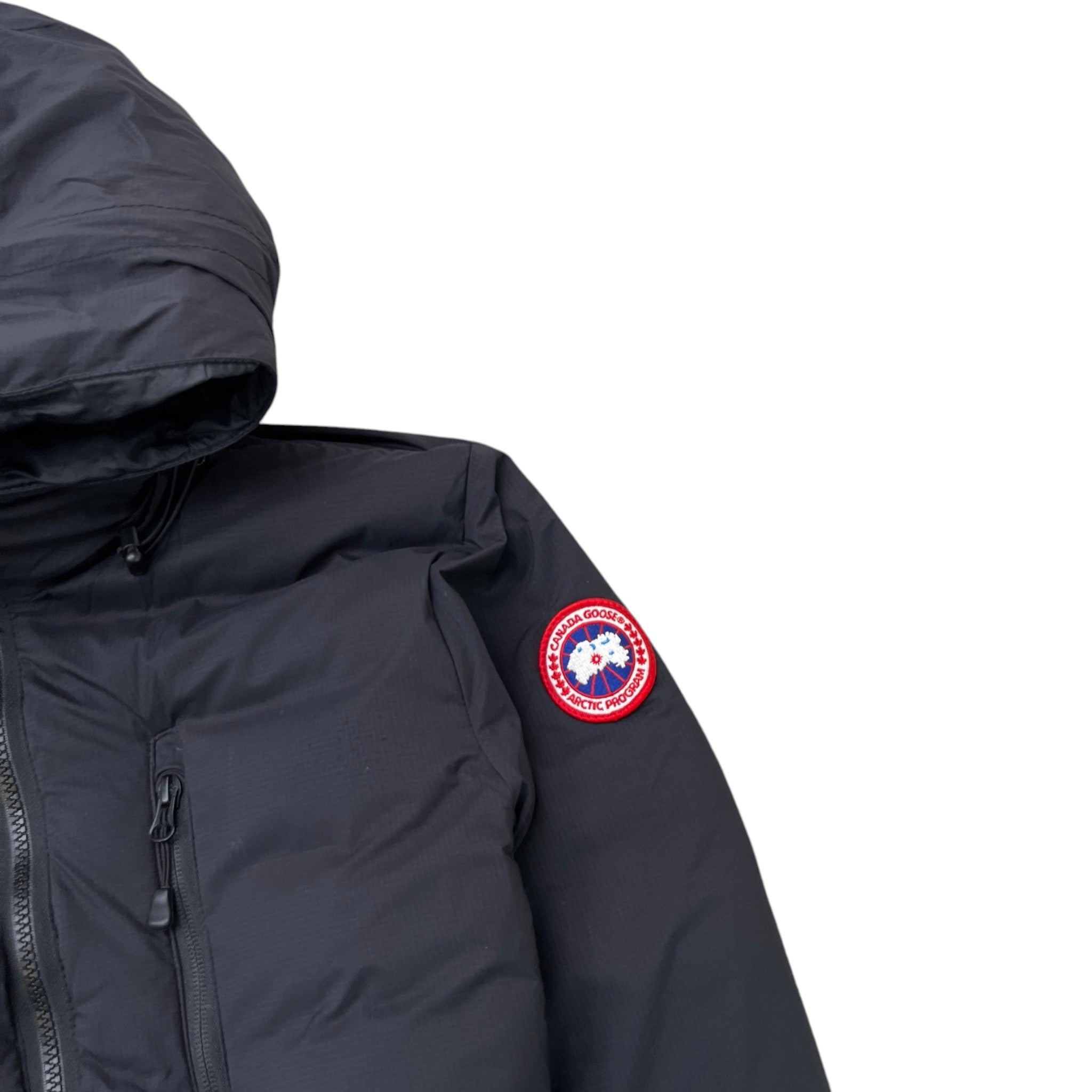 Men's Lodge Hoody Down Jacket Black Size S