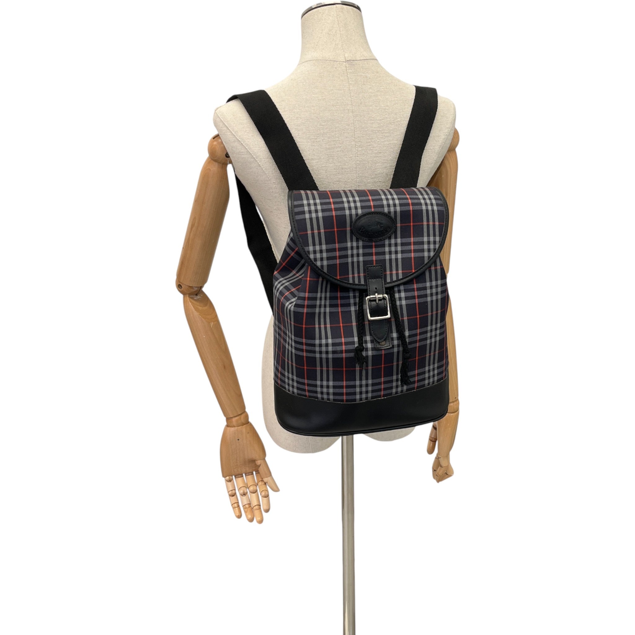 Women's Nova Check Backpack Navy