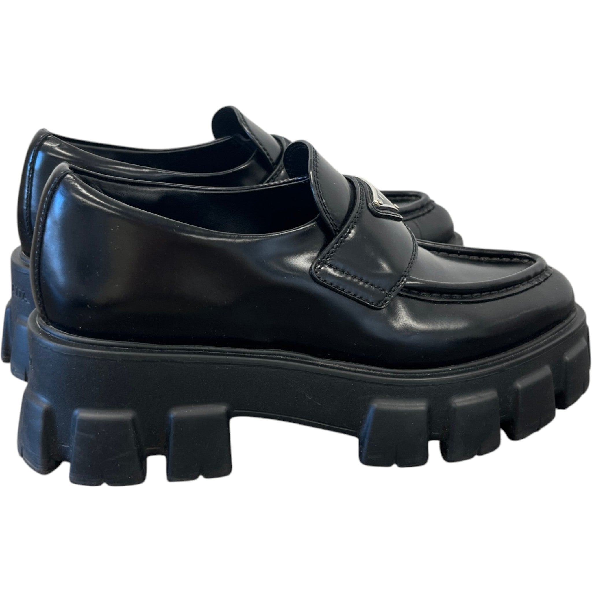 Women's Monolith Brushed Loafers Black Size EU 37 / UK 4