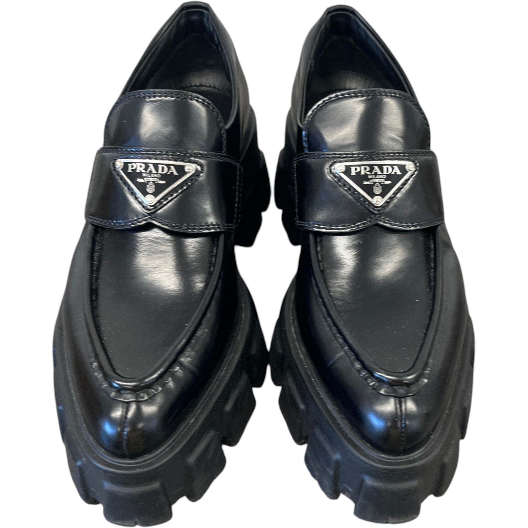 Women's Monolith Brushed Loafers Black Size EU 37 / UK 4