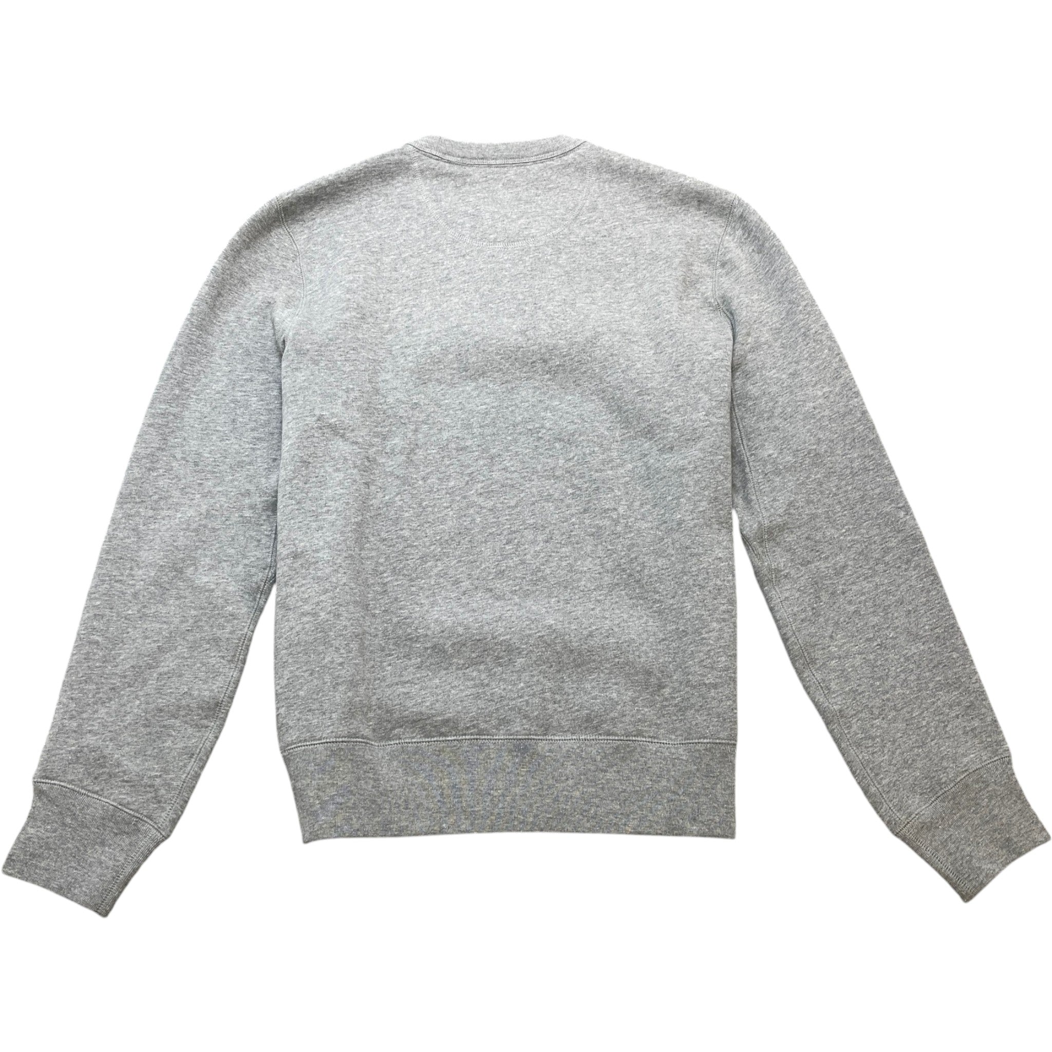 Men's Embroidered Logo Sweatshirt Grey Size M