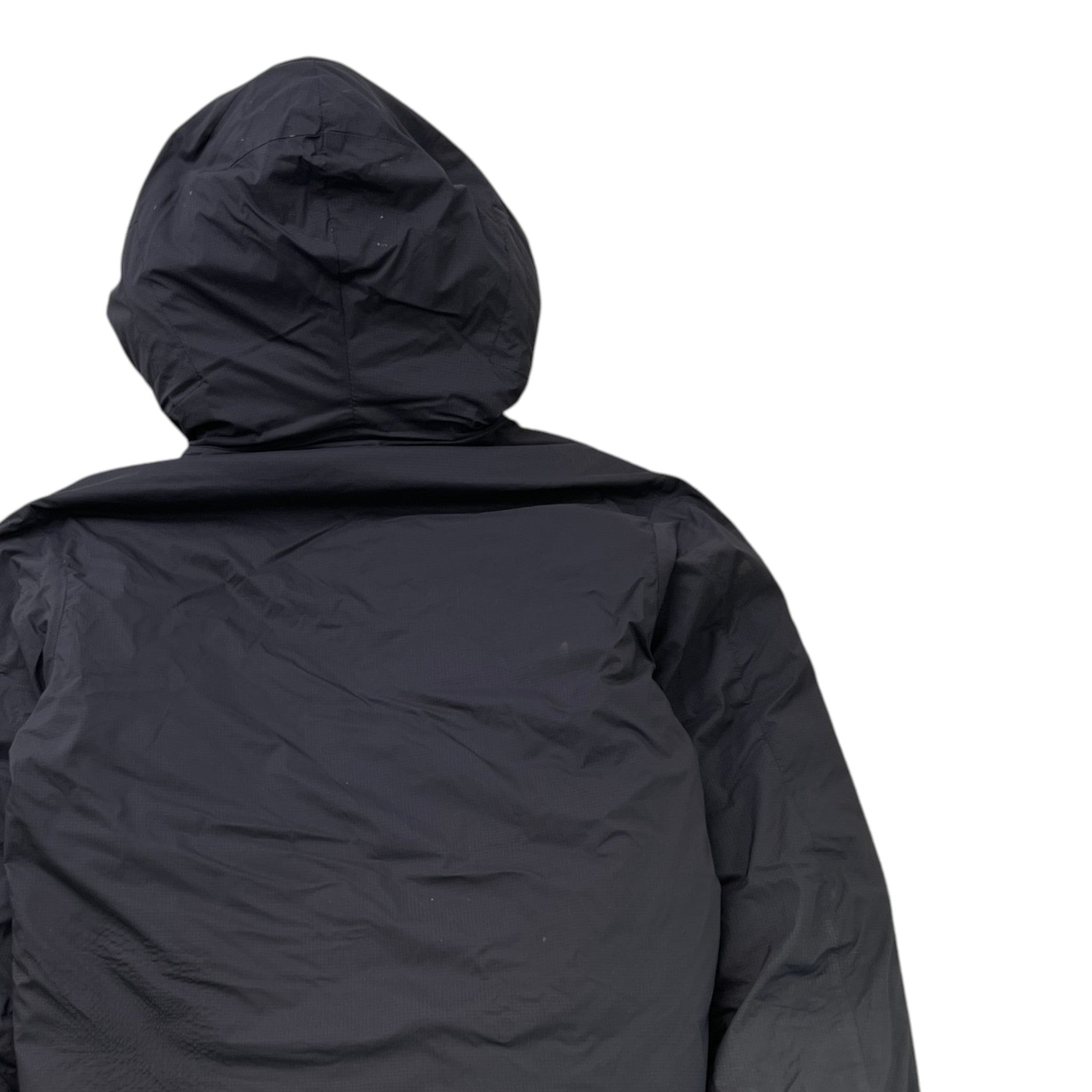 Men's Lodge Hoody Down Jacket Black Size S