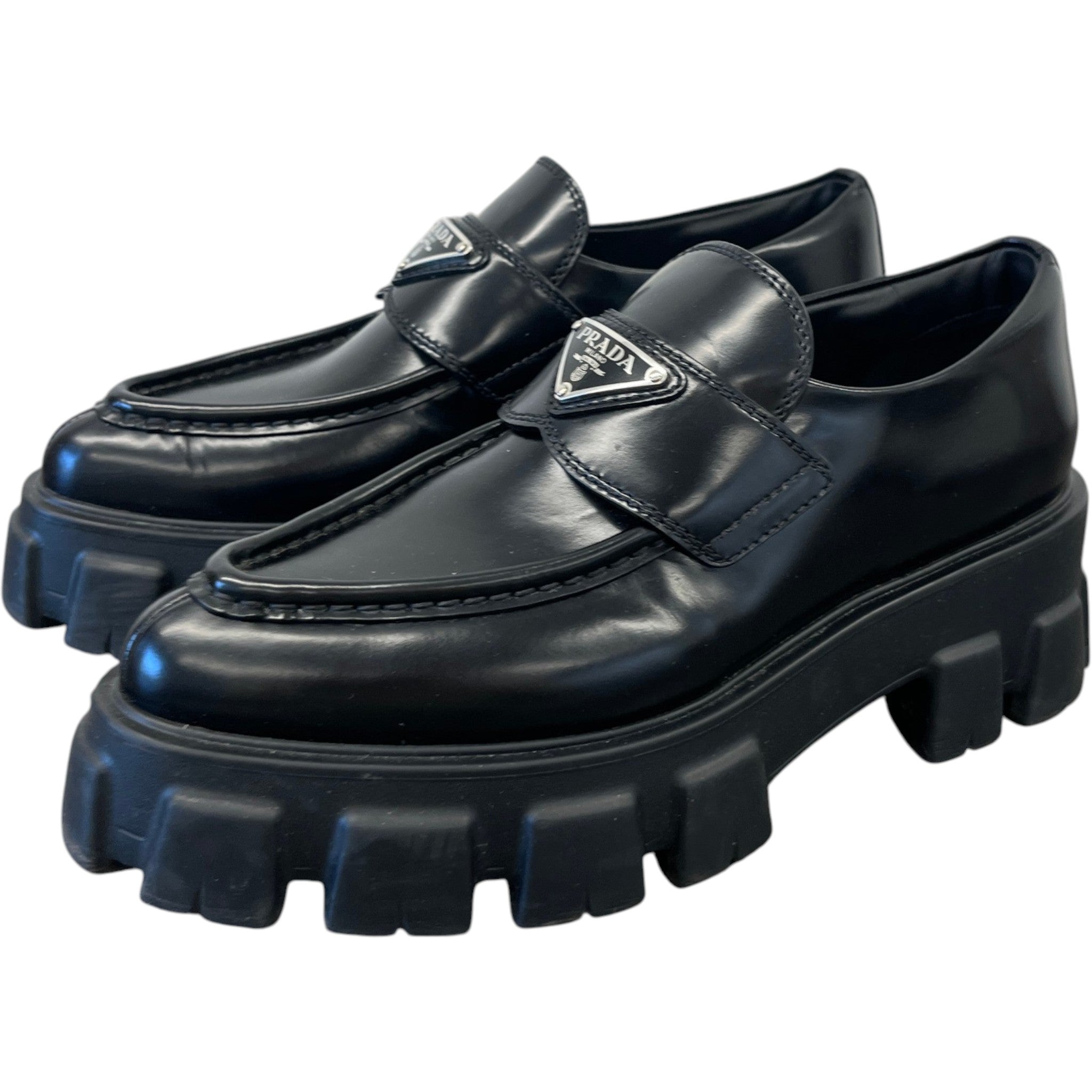 Women's Monolith Brushed Loafers Black Size EU 37 / UK 4
