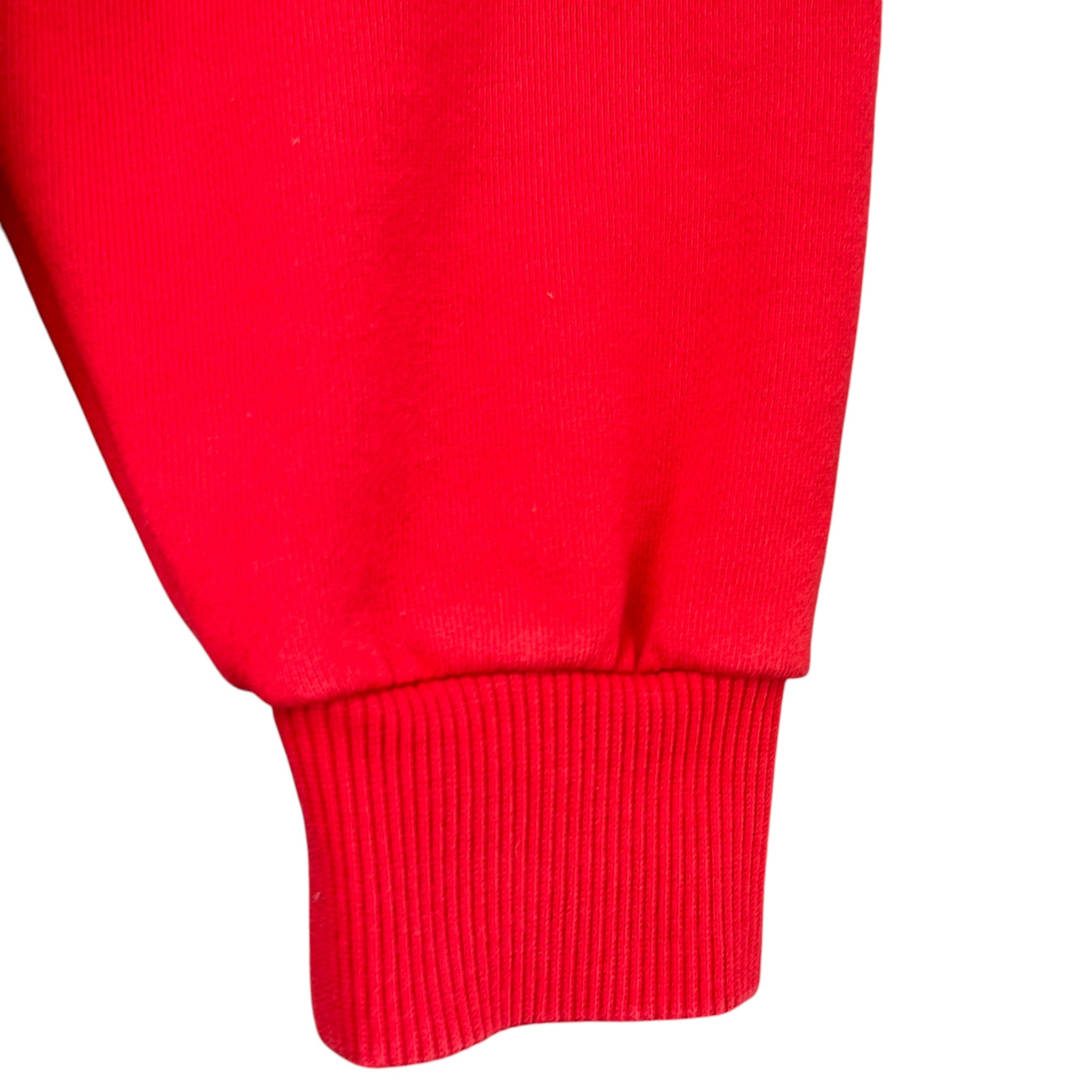 Men's Logo Print Hoodie Red Size XS