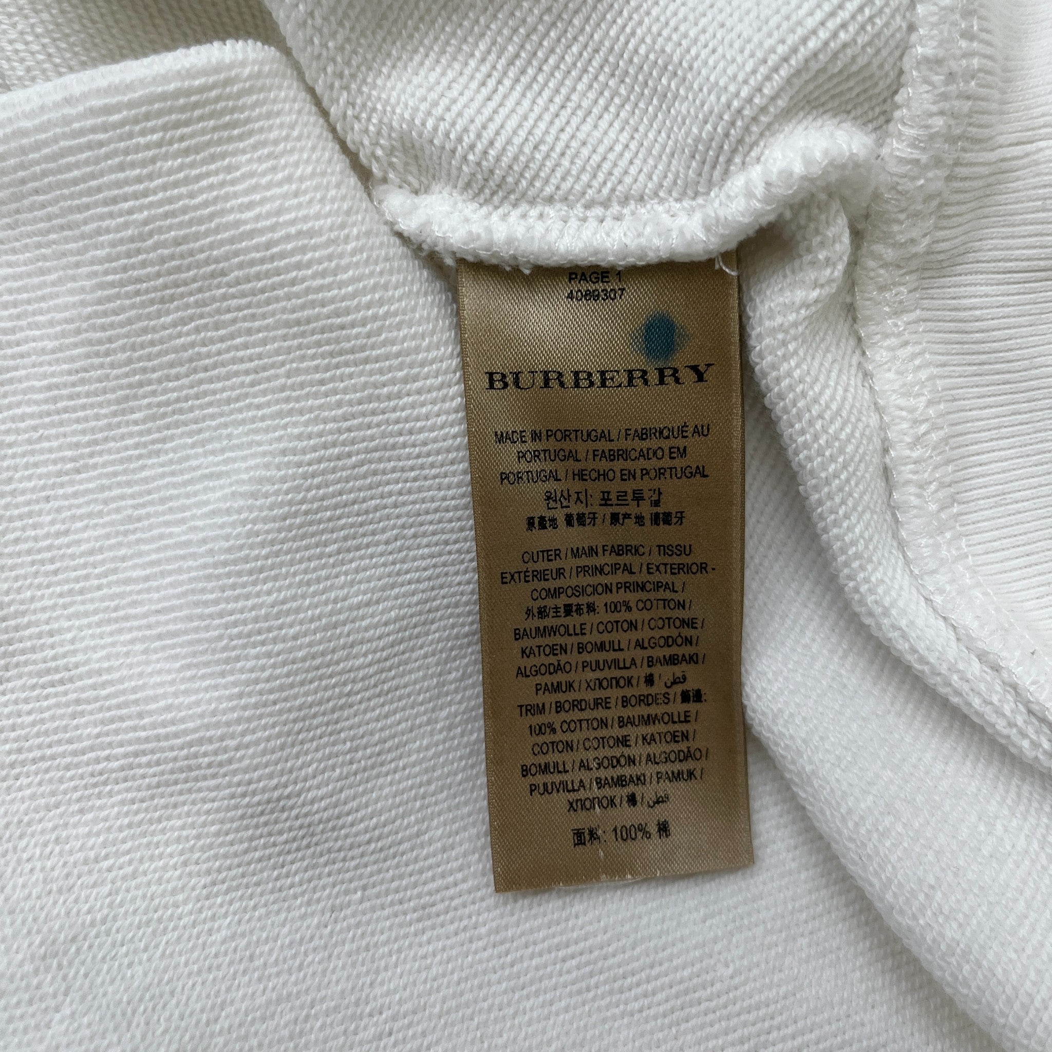 Men's England Adventure Print Jumper White Size XL