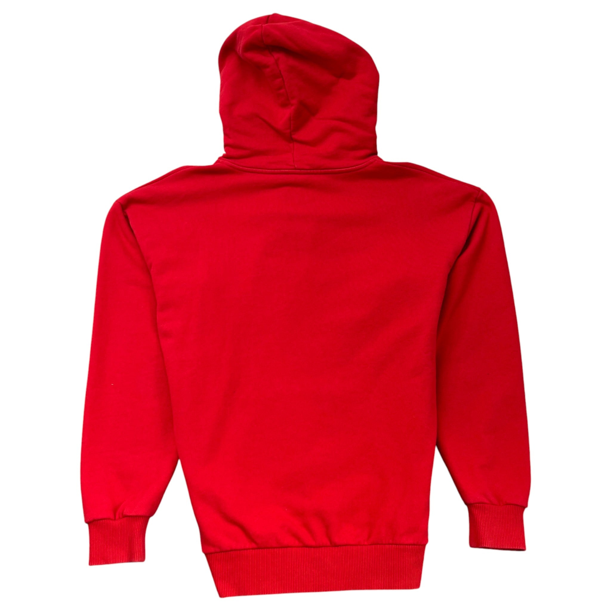 Men's Logo Print Hoodie Red Size XS