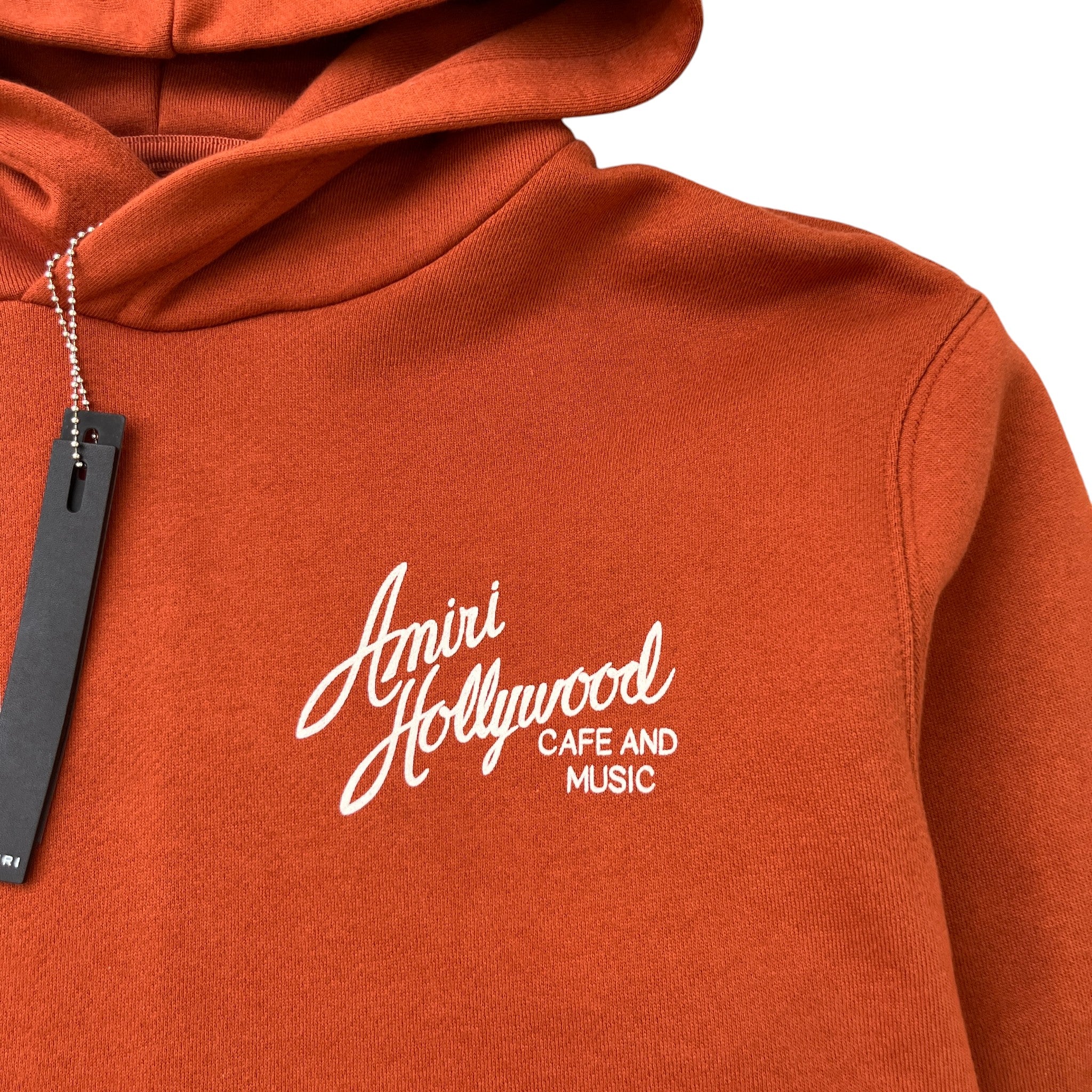 Men's Hollywood Hoodie Burnt Orange Size S