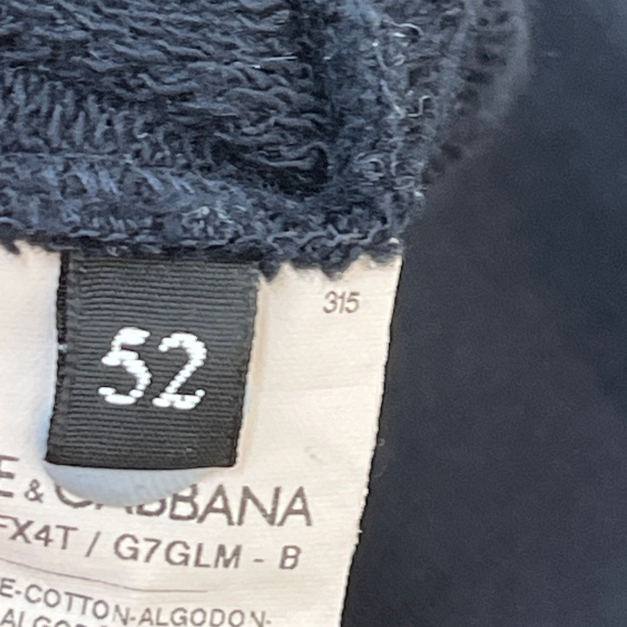 Men's Plaque Logo Hoodie Navy Size IT 52 / UK XL