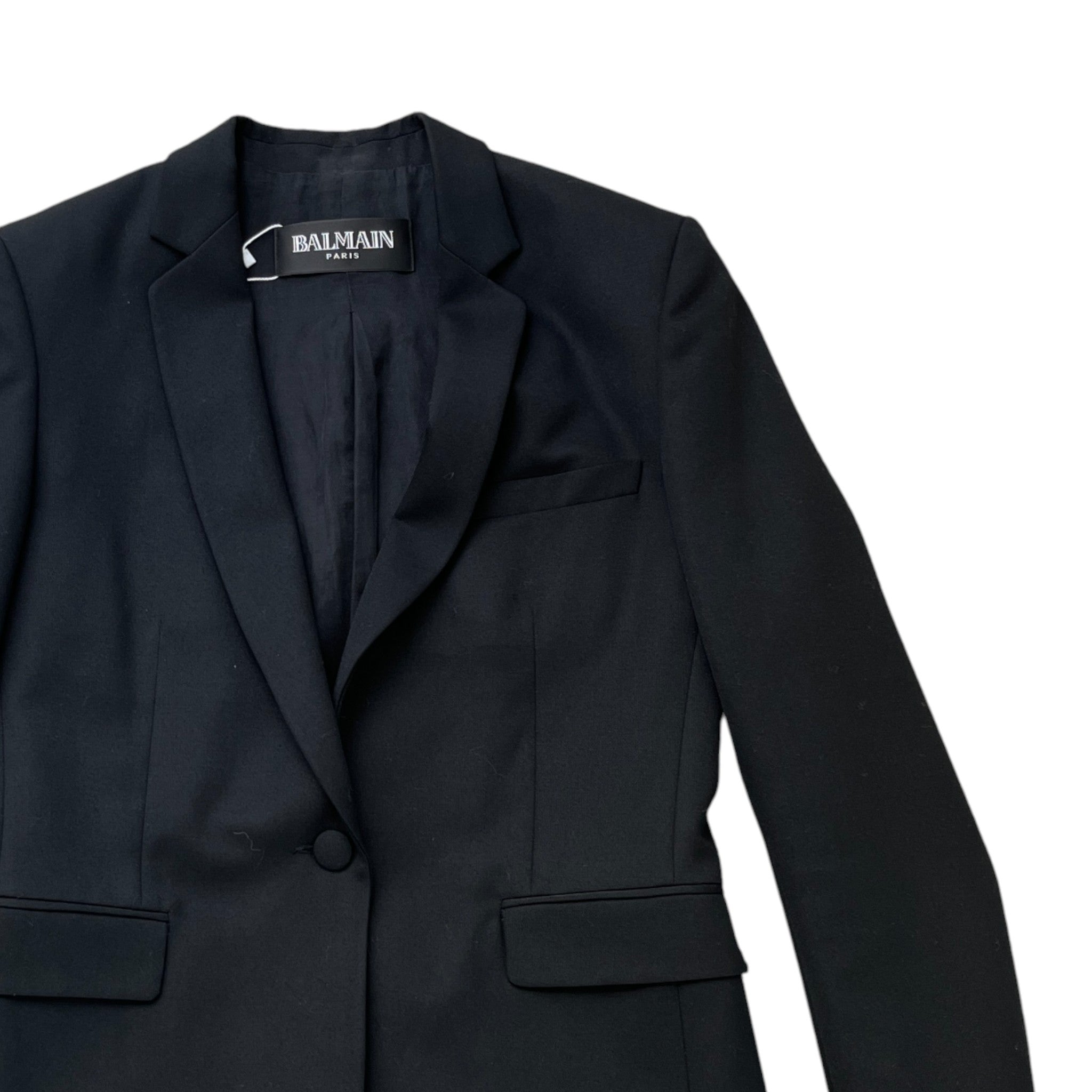 Women's Double Breasted Jacket Black Size IT 38 / UK 6