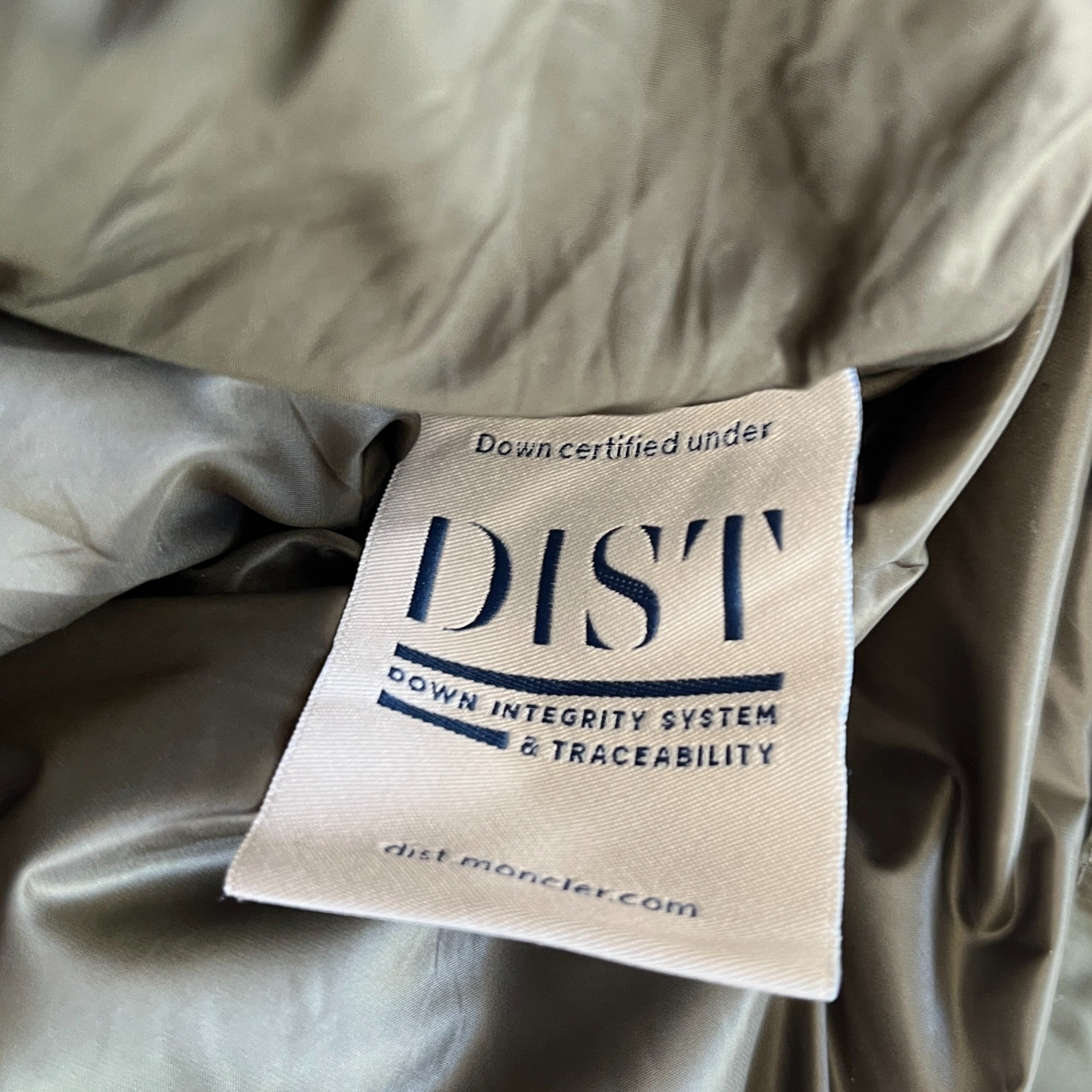 Men's Montsouris Down Jacket Khaki Size 6 / XXXL