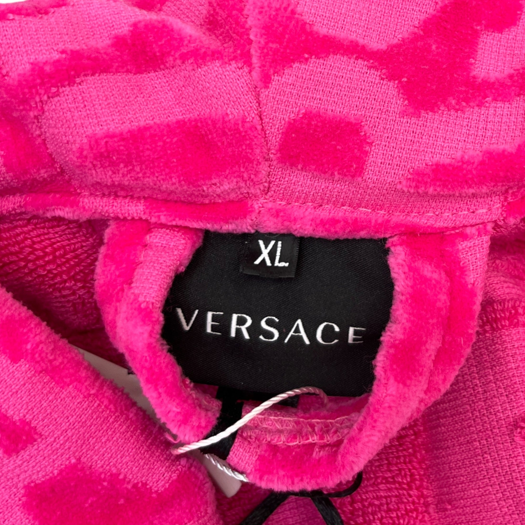 Women's I Love Baroque Bath Robe Pink Size XL