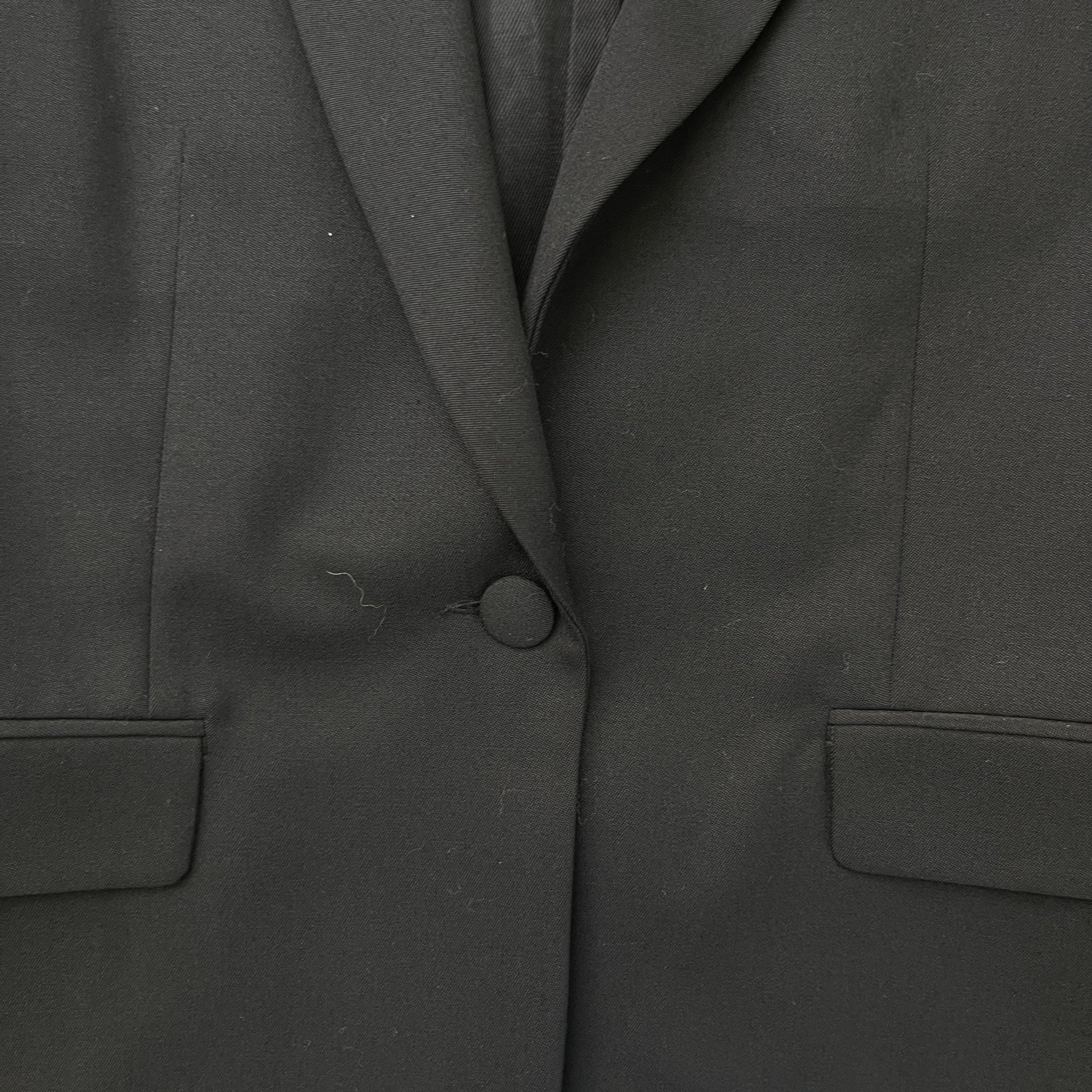 Women's Double Breasted Jacket Black Size IT 38 / UK 6