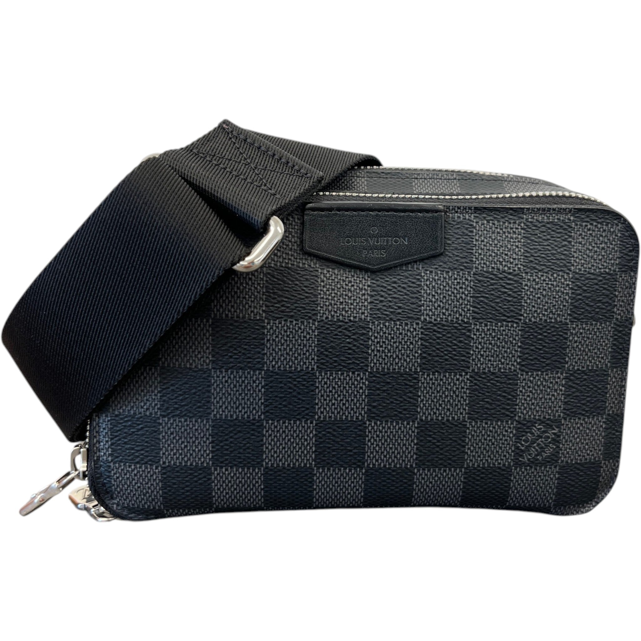 Men's Damier Graphite Alpha Messenger Bag Black
