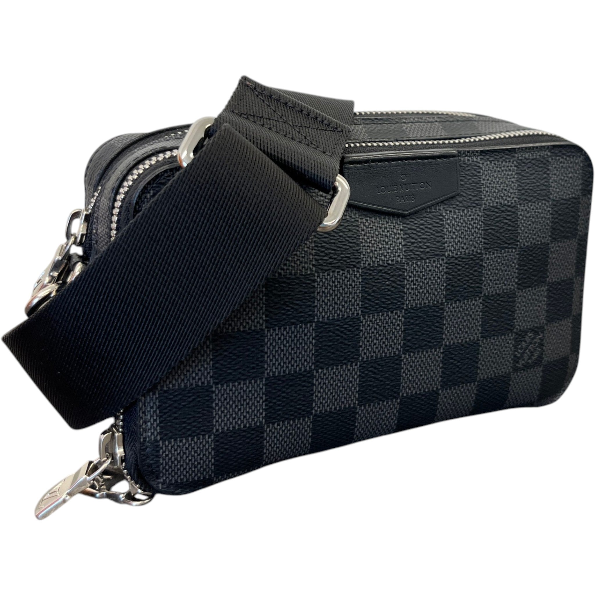 Men's Damier Graphite Alpha Messenger Bag Black