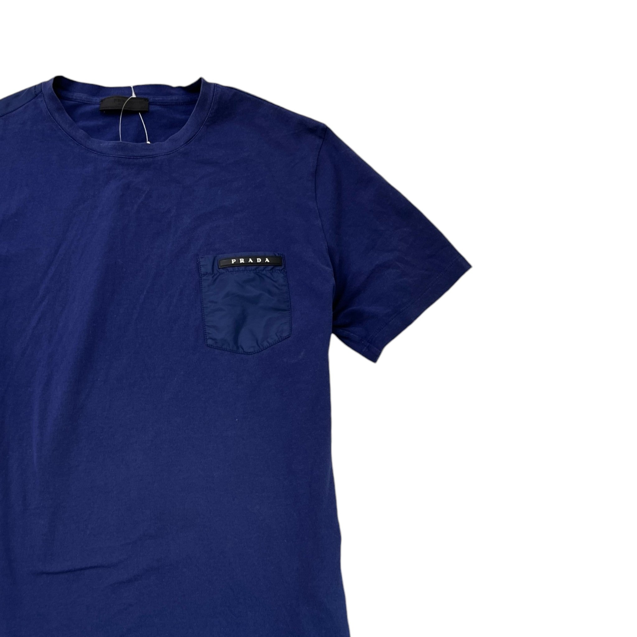 Men's Logo Pocket T-Shirt Blue Size L