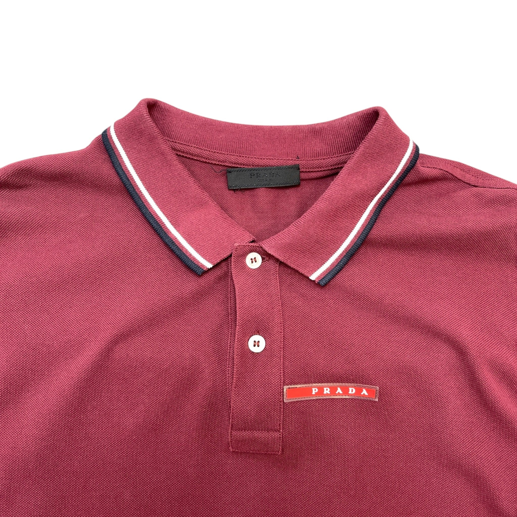 Men's Linea Rossa Polo Shirt Red Size XXXL