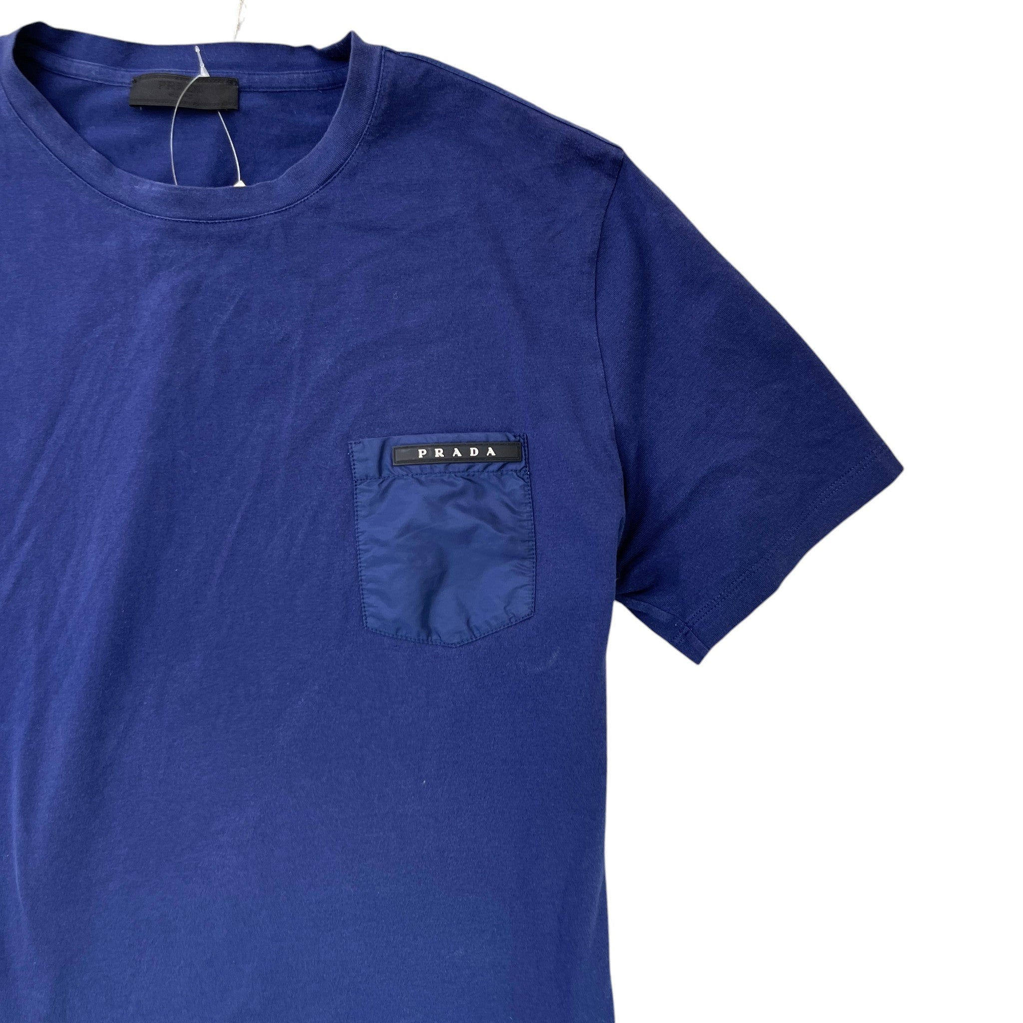 Men's Logo Pocket T-Shirt Blue Size L