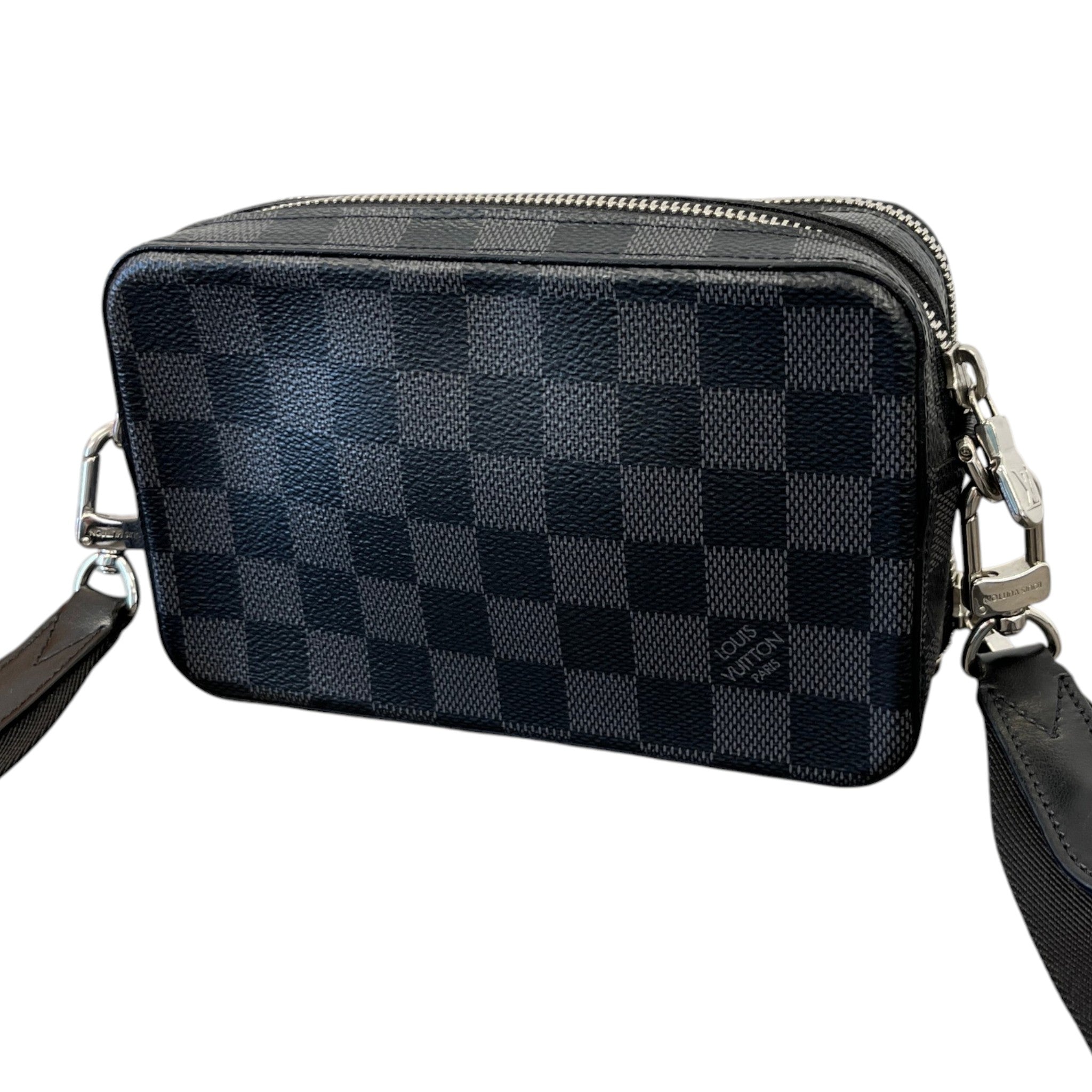 Men's Damier Graphite Alpha Messenger Bag Black