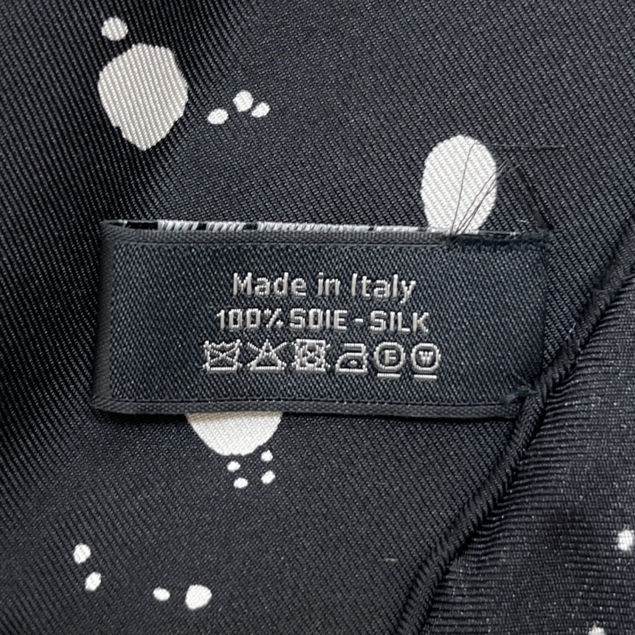 Women's Cc Print Matching Scrunchie And Scarf Black