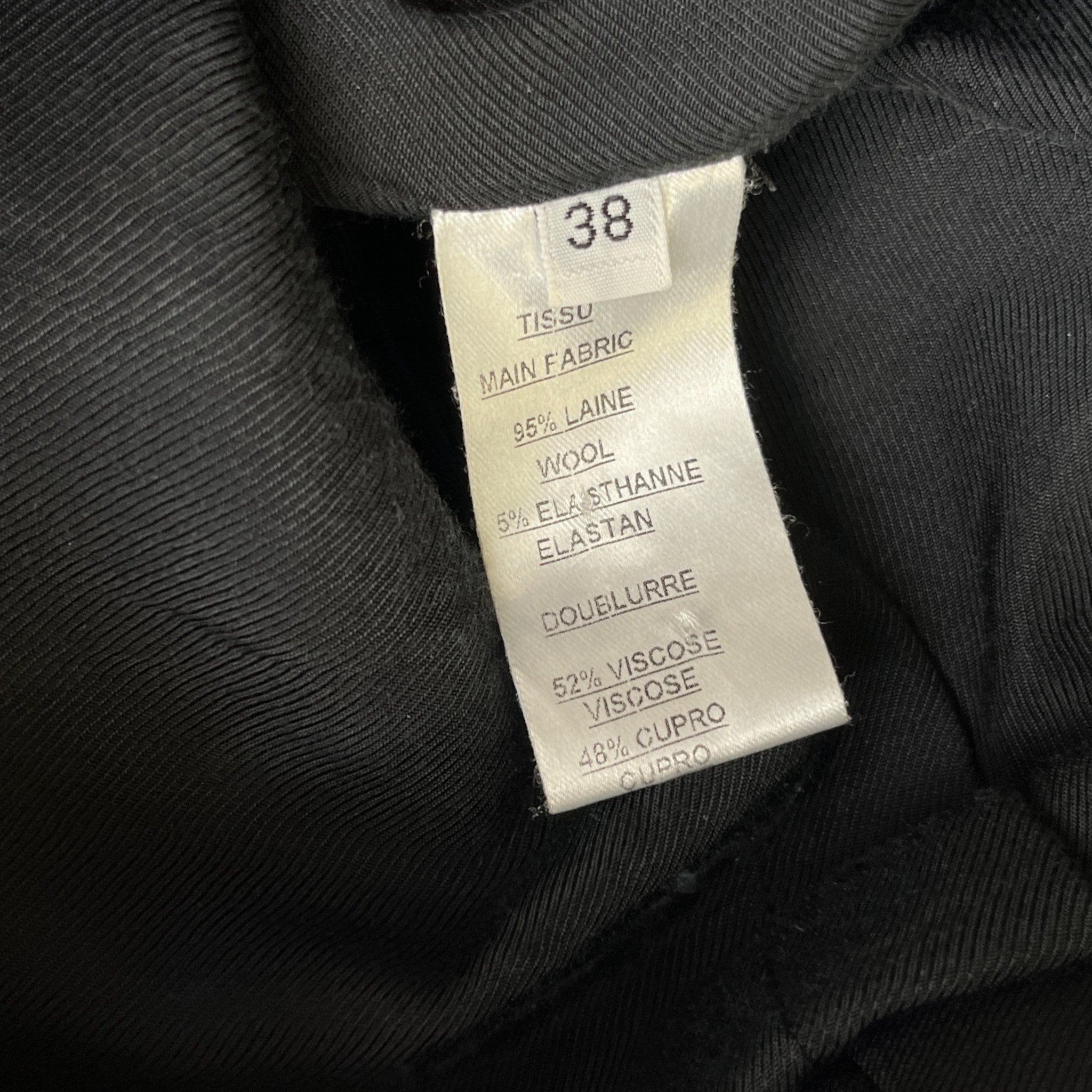 Women's Double Breasted Jacket Black Size IT 38 / UK 6