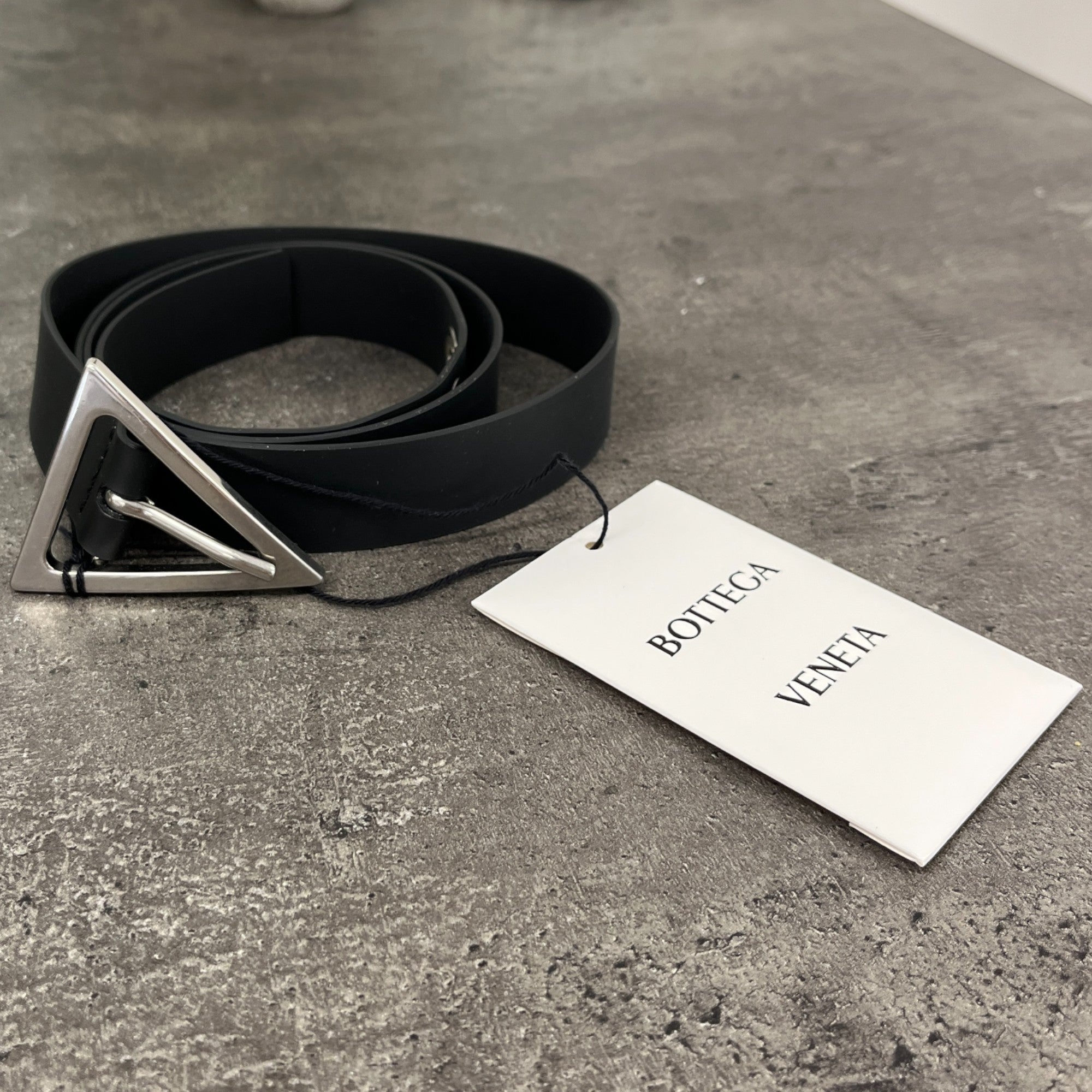 Women's Triangle Buckle Belt Black Size 90CM / UK 12