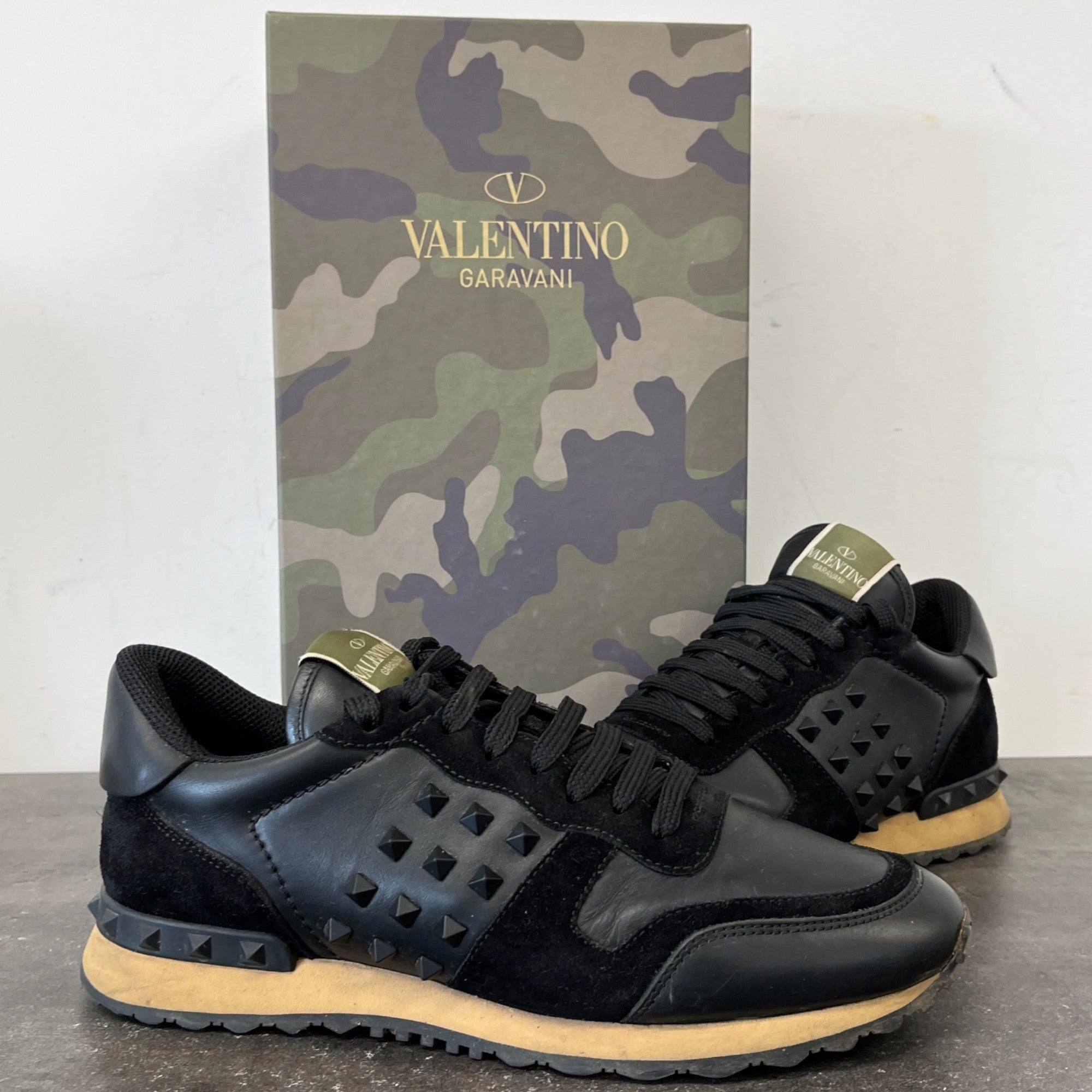 Men's Rockrunner Low Trainers Black Size EU 41 / UK 7