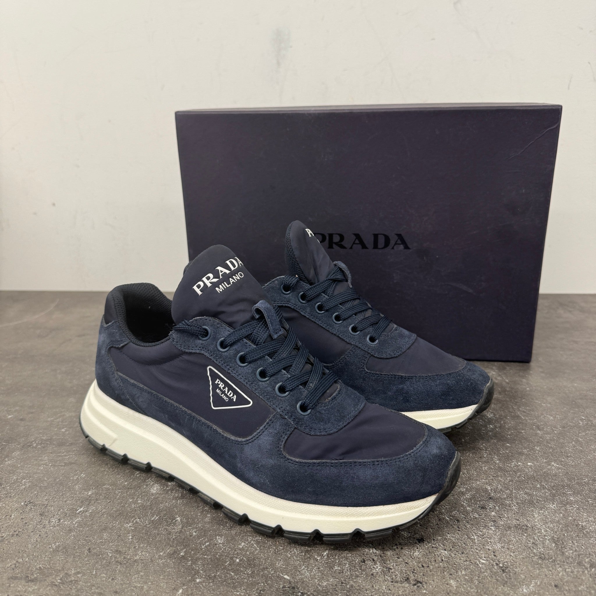 Men's Prax 01 Low Trainers Navy Size EU 41 / UK 7