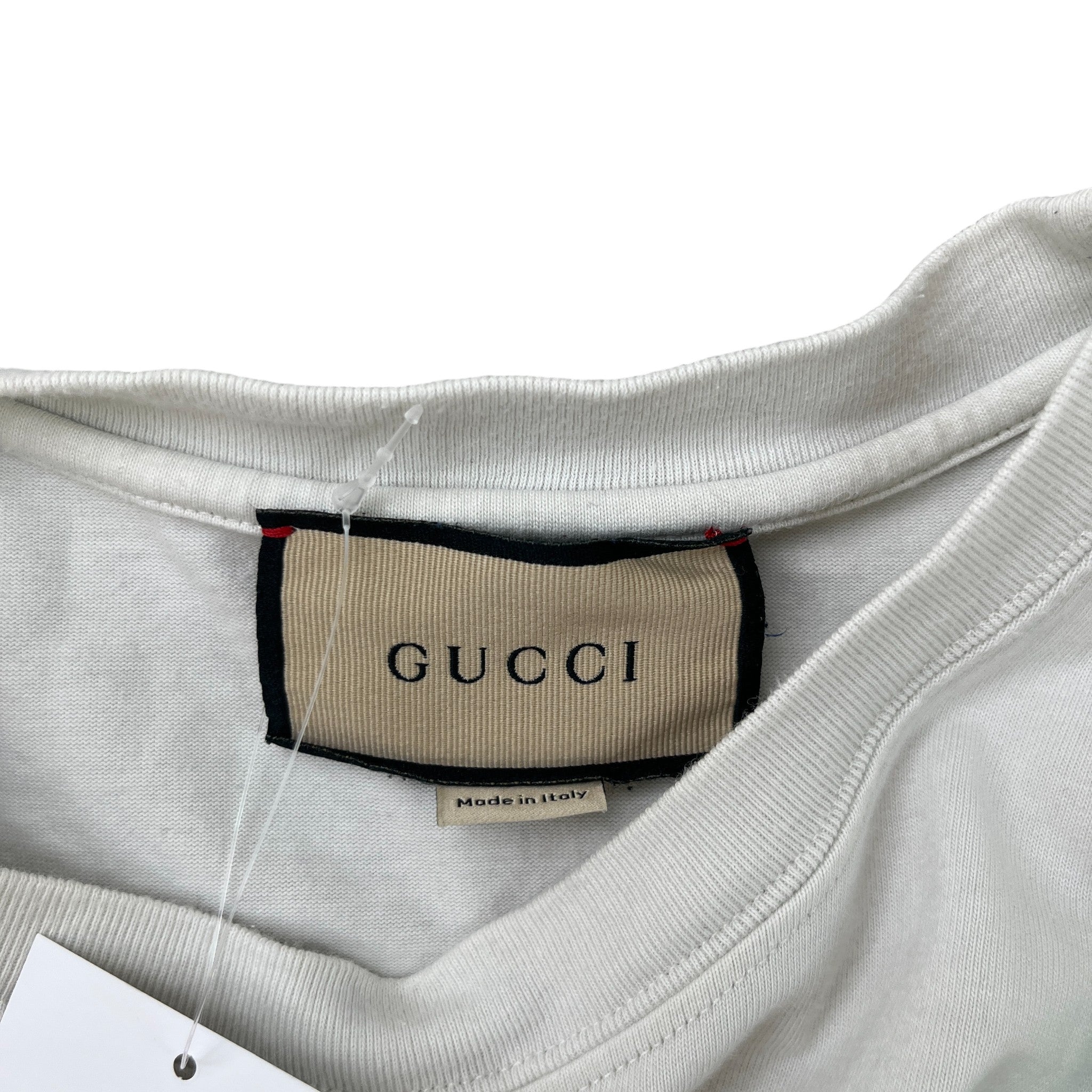 Men's Blade Logo Print T-Shirt White Size XS