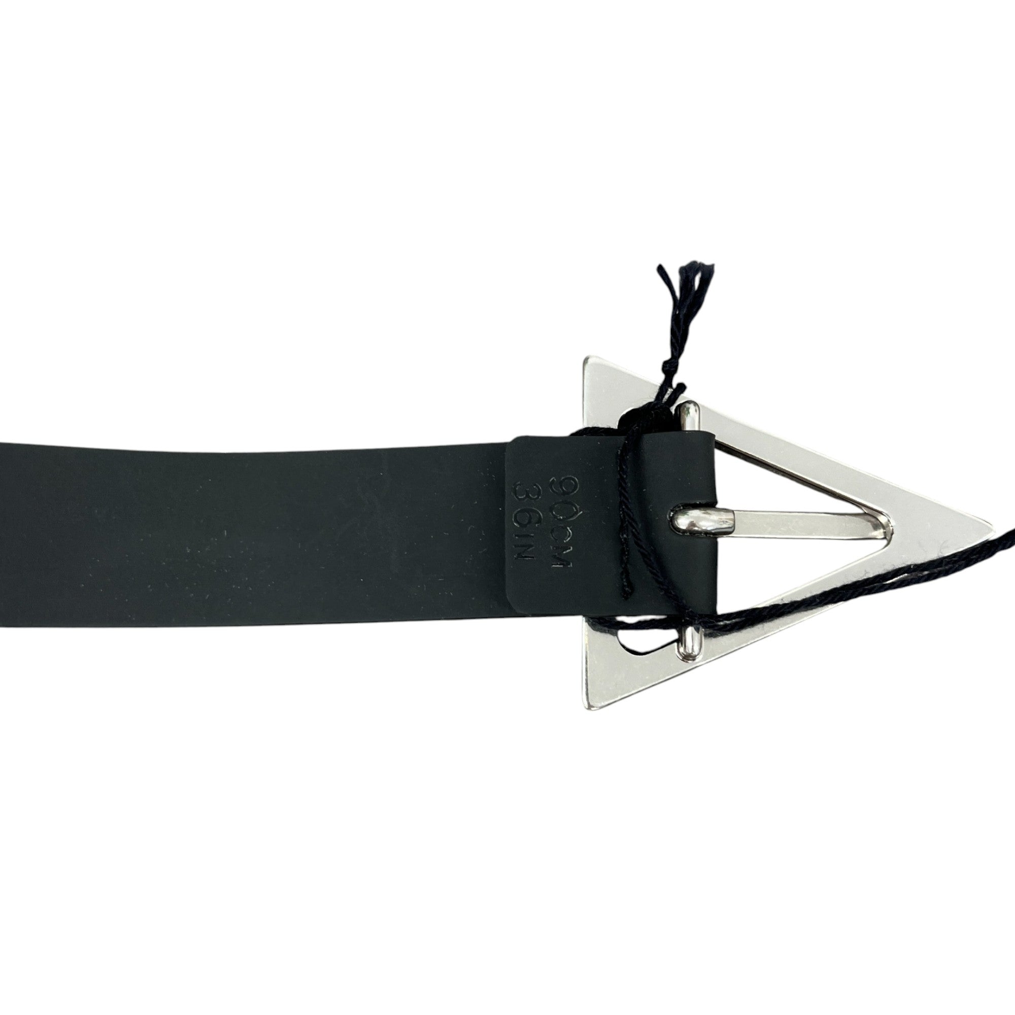 Women's Triangle Buckle Belt Black Size 90CM / UK 12