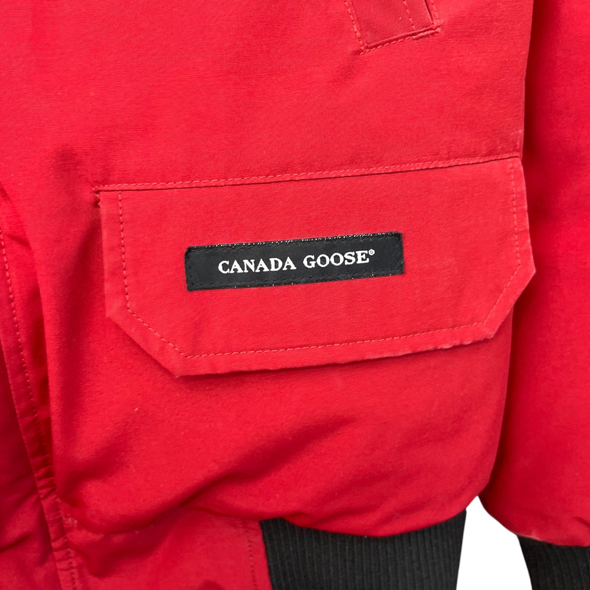 Men's Chilliwack Bomber Down Jacket Red Size S