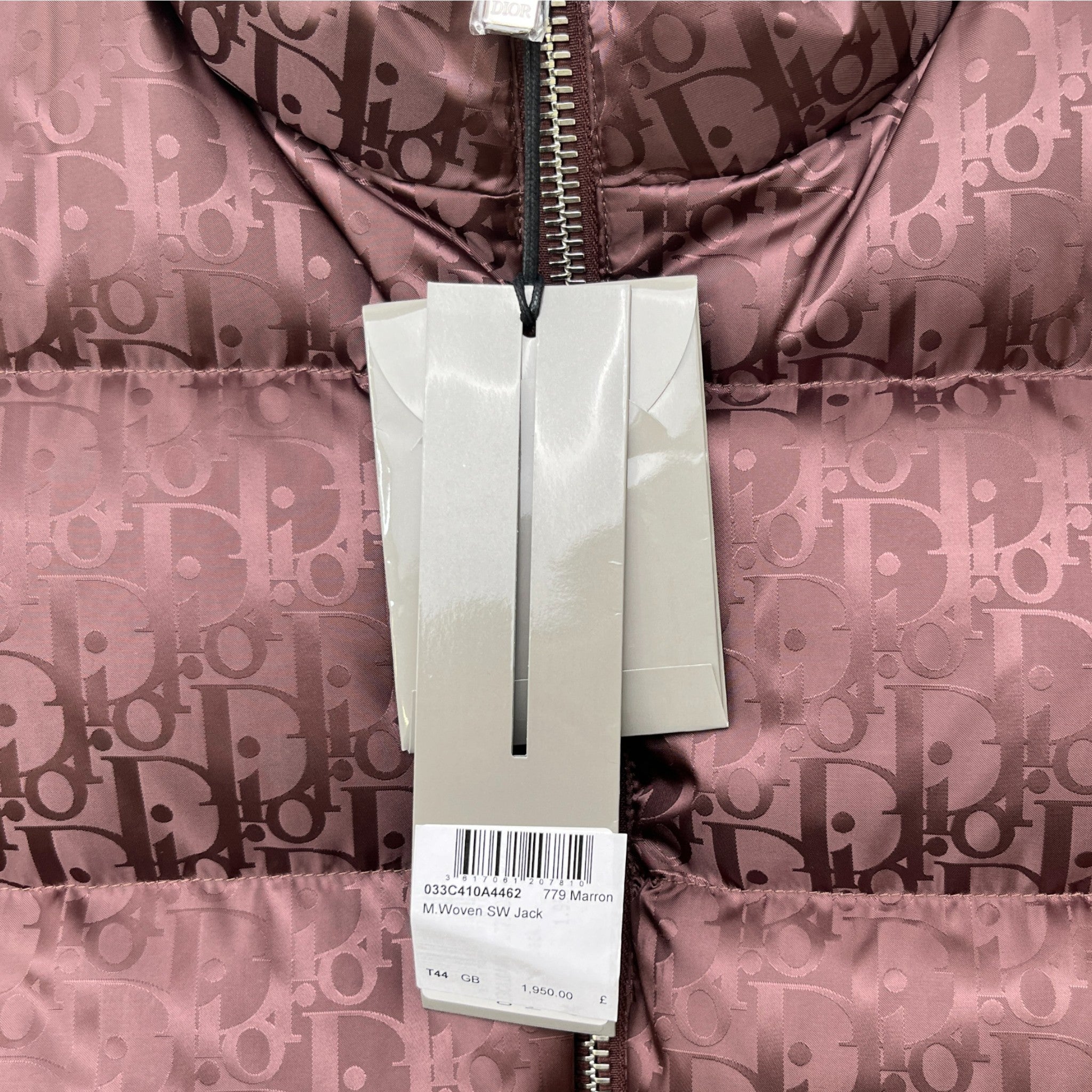 Men's Oblique Gilet Burgundy Size IT 44 / XS