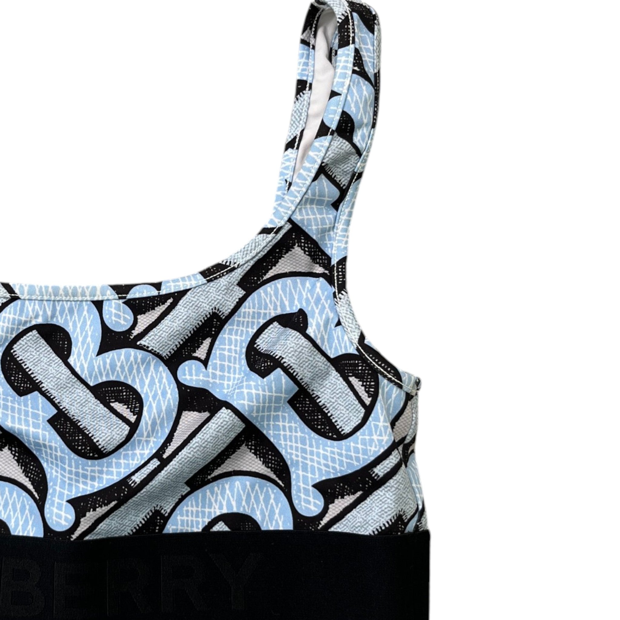 Women's Tb Summer Monogram Bikini Blue Size L