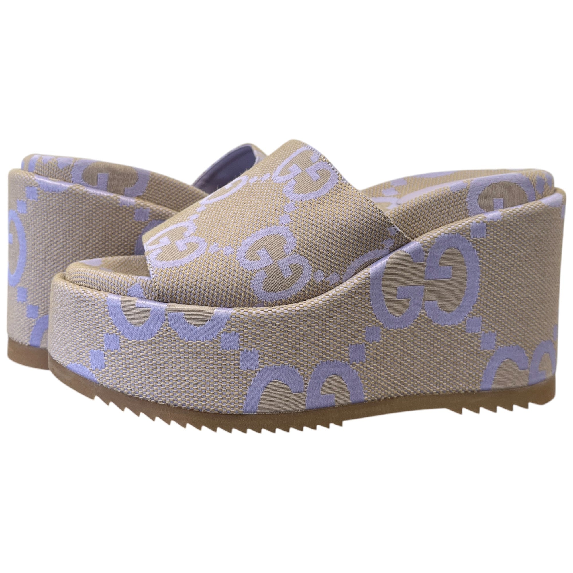 Women's Gg Supreme Platform Slides Purple Size EU 38 / UK 5