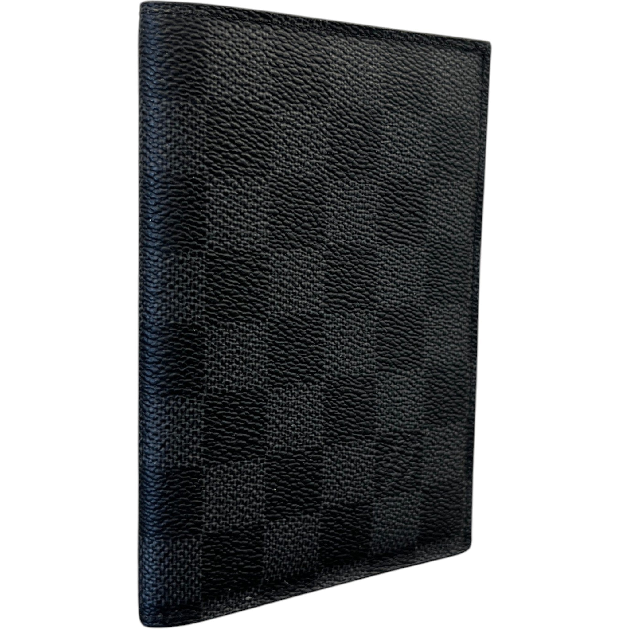 Men's Damier Graphite Passport Holder Black