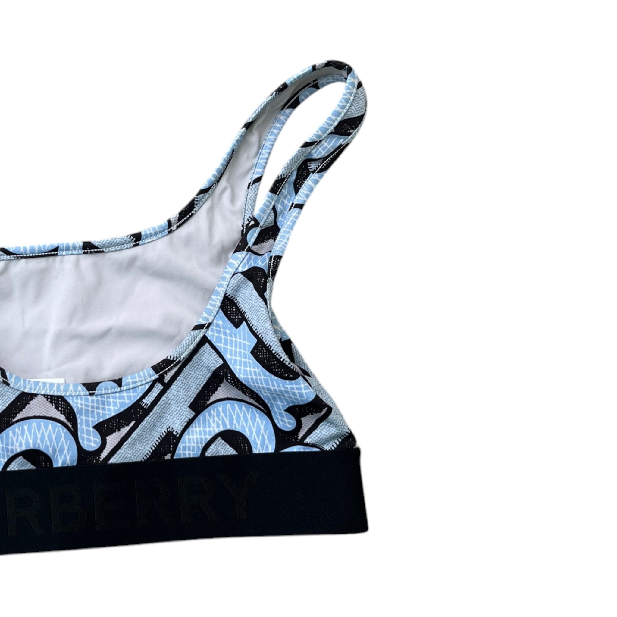 Women's Tb Summer Monogram Bikini Blue Size L