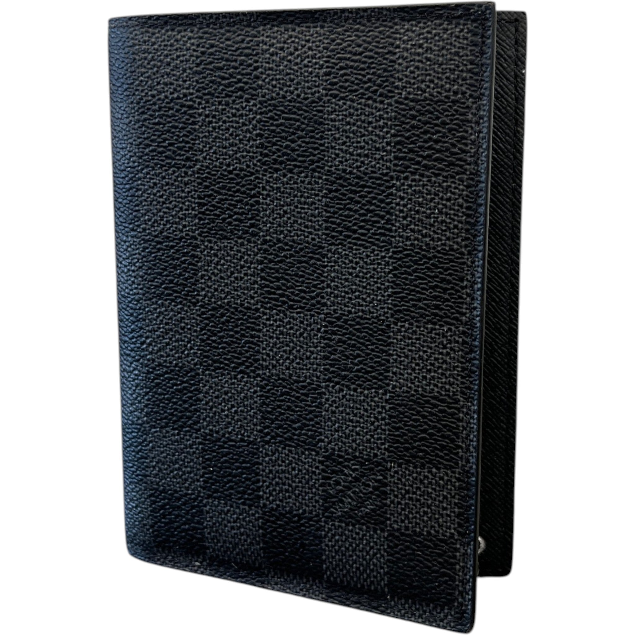 Men's Damier Graphite Passport Holder Black