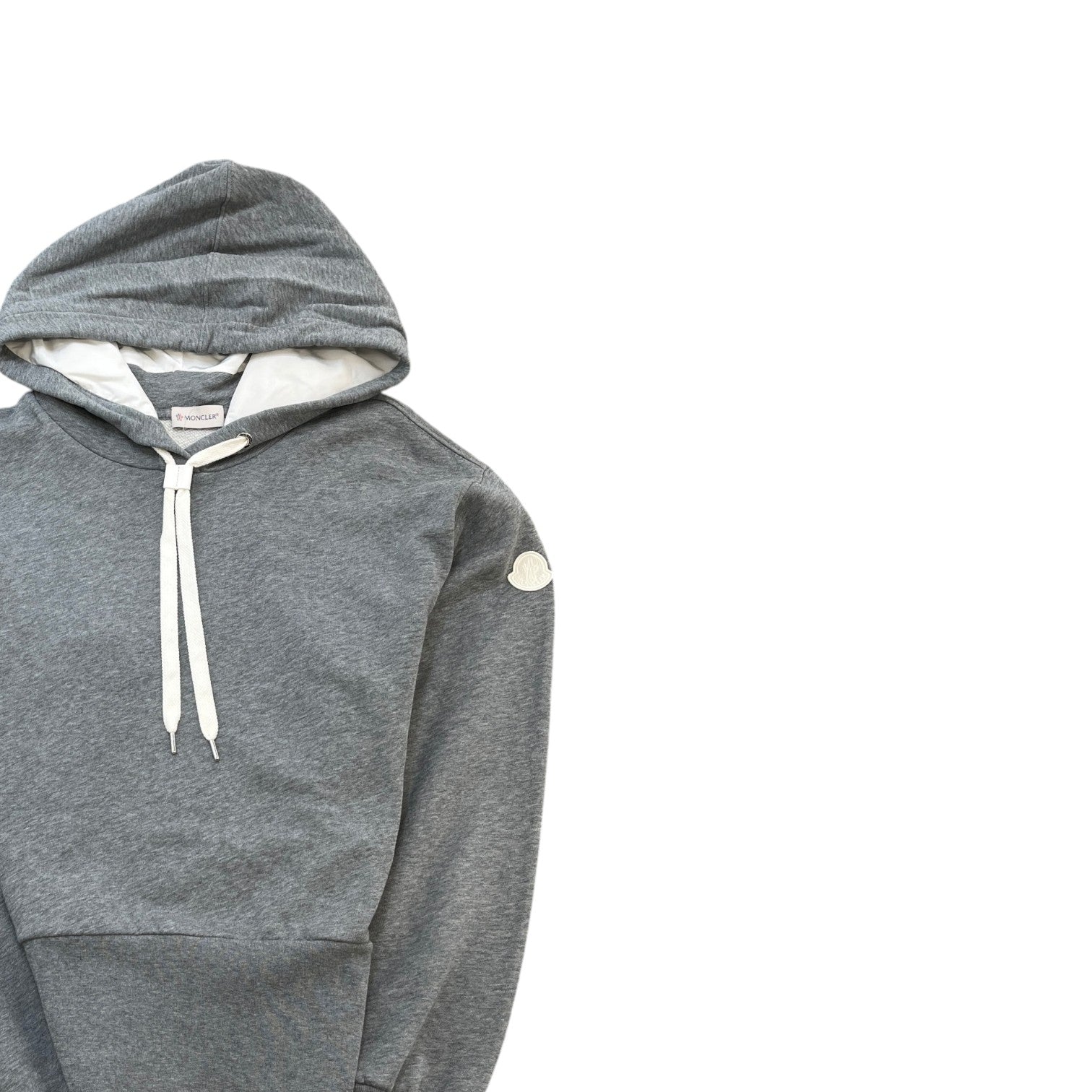 Women's Maglia Con Cappuccio Hoodie Grey Size L