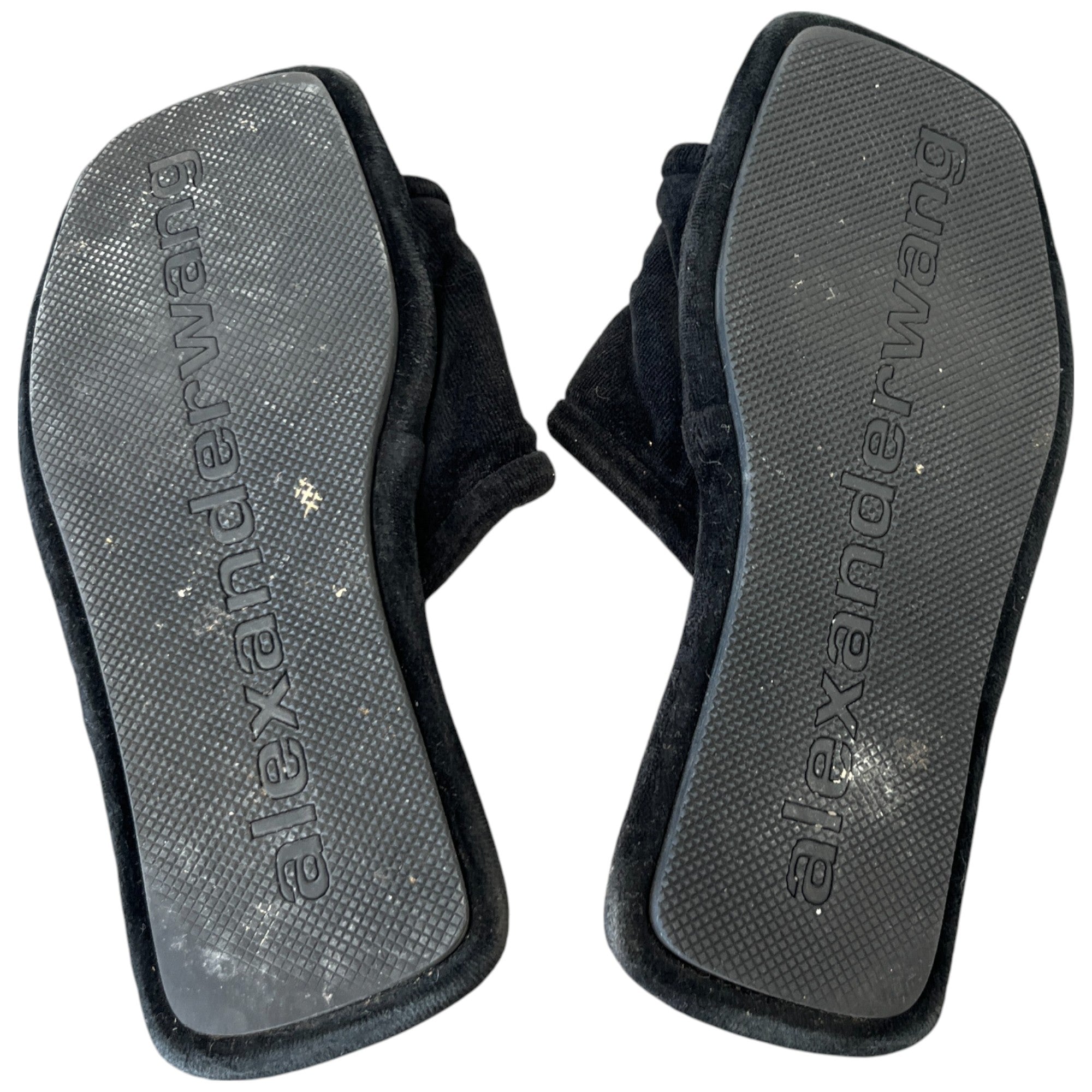 Women's Embellished Logo Slippers Black Size EU 40 / UK 7