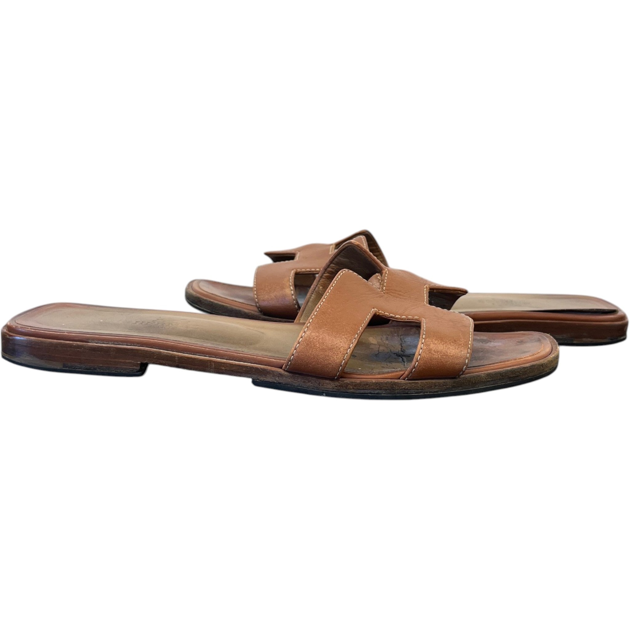 Women's Oran Slides Brown Size EU 37.5 / UK 4.5
