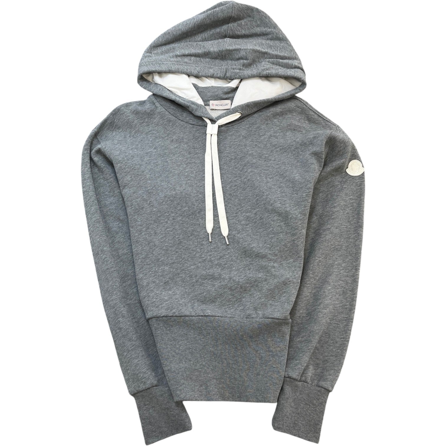 Women's Maglia Con Cappuccio Hoodie Grey Size L