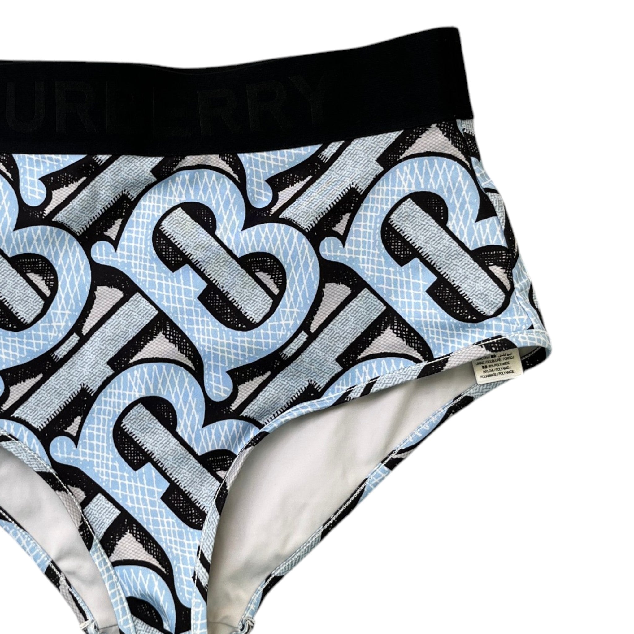 Women's Tb Summer Monogram Bikini Blue Size L