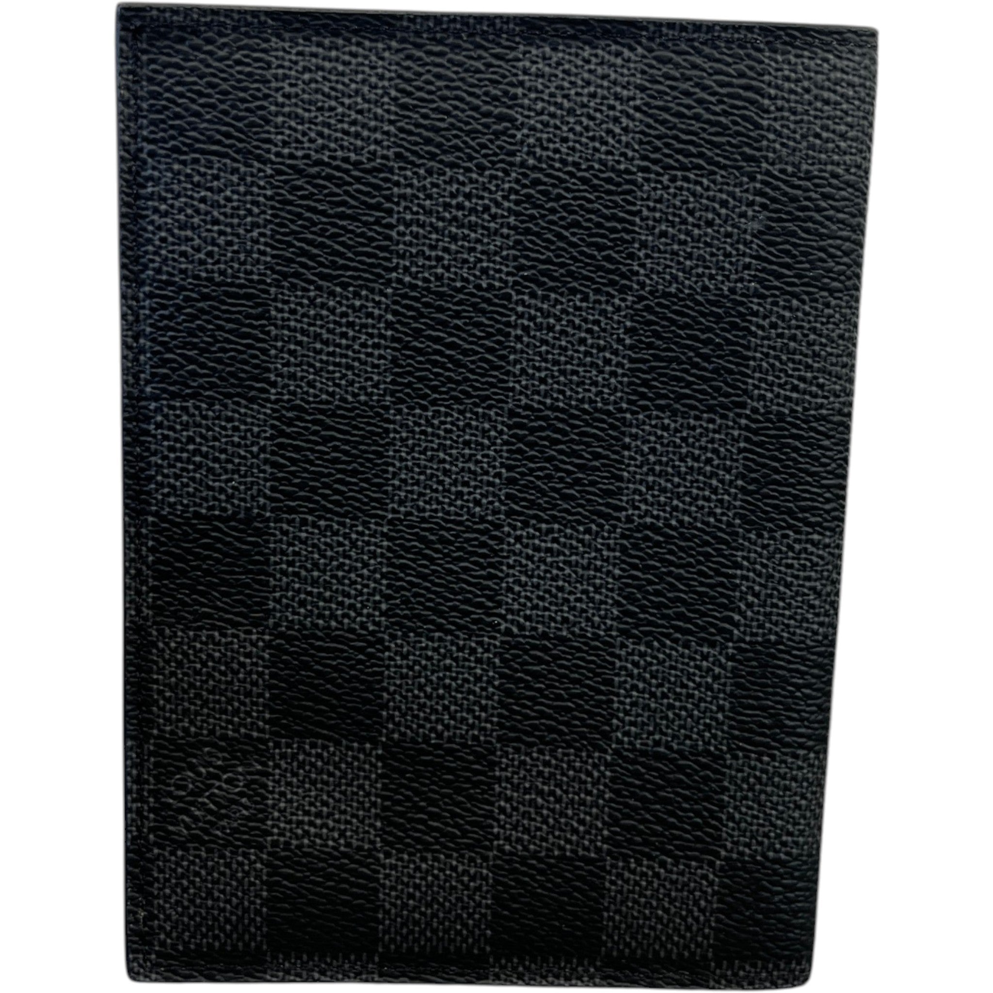 Men's Damier Graphite Passport Holder Black