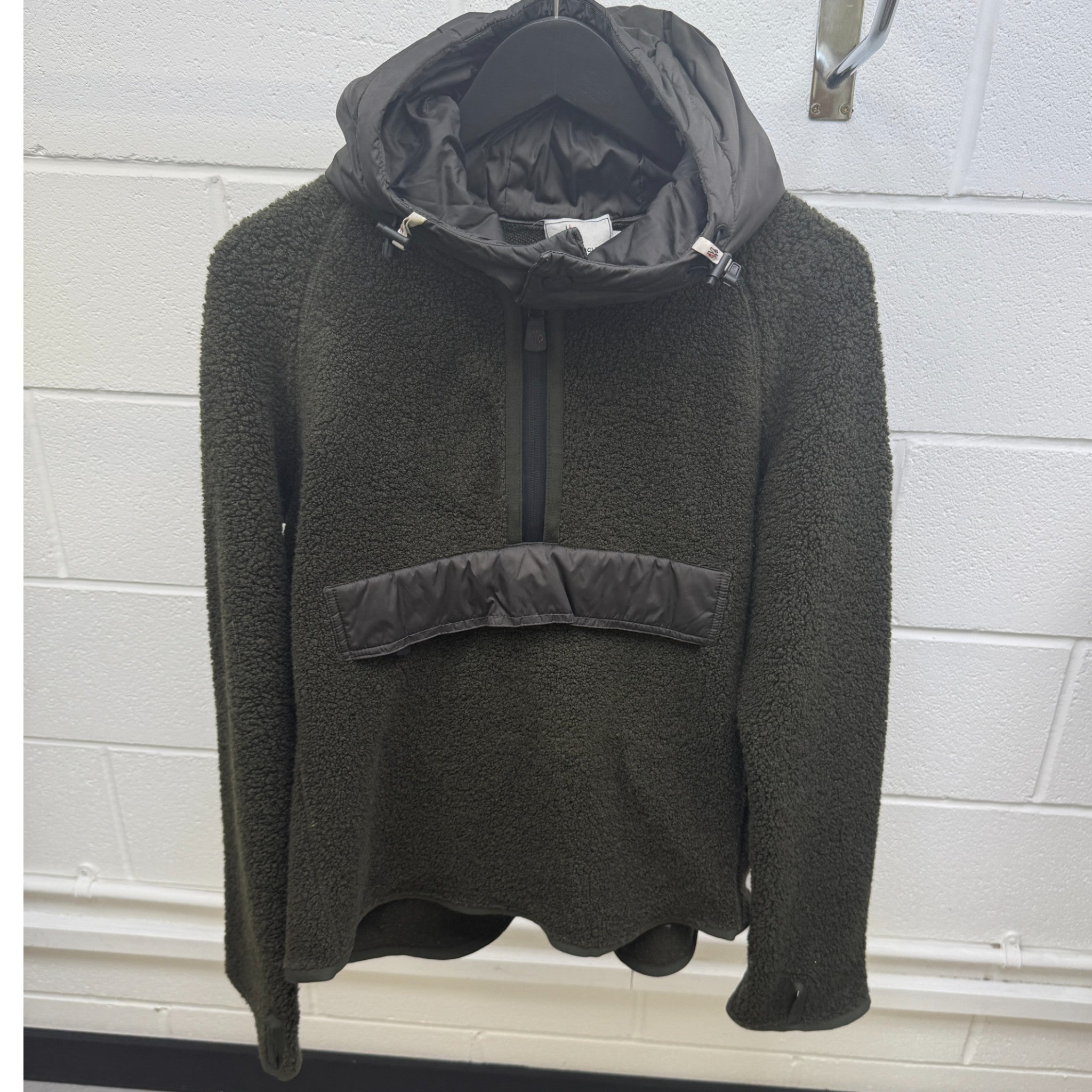 Men's Maglia Fleece Hoodie Khaki Size L