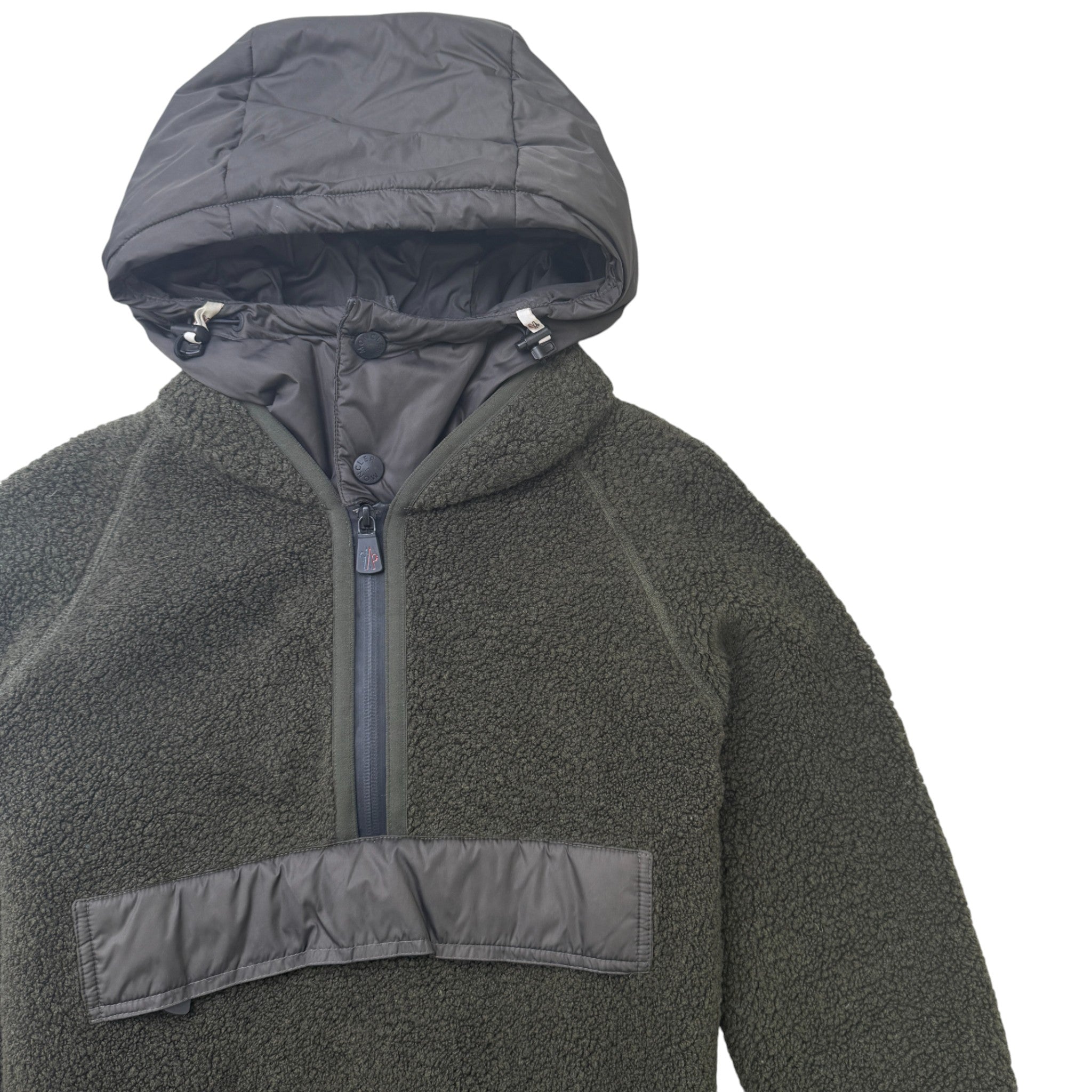 Men's Maglia Fleece Hoodie Khaki Size L